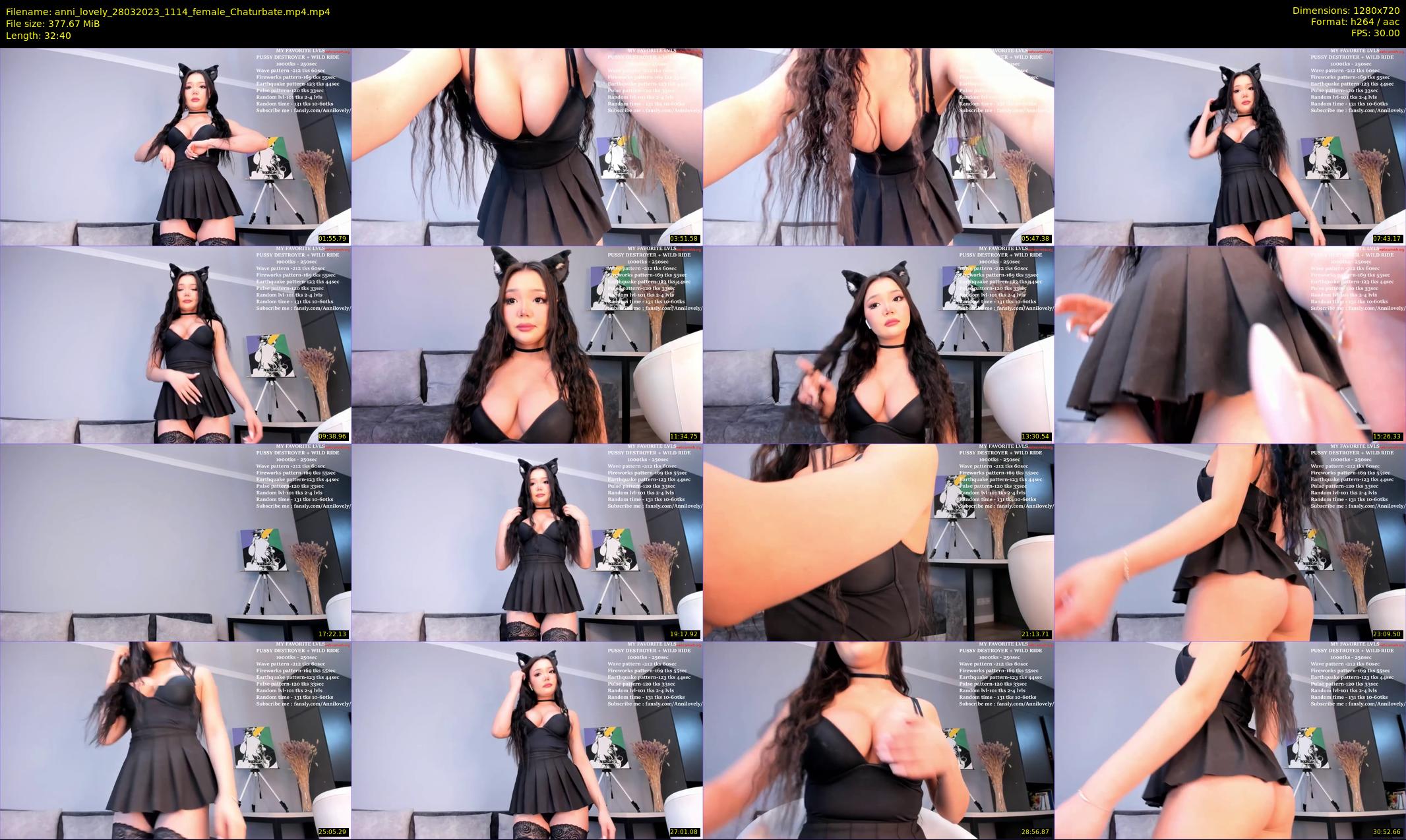 anni_lovely — 33 minute Chaturbate female cam show recording, 720p, Mar 28, 2023