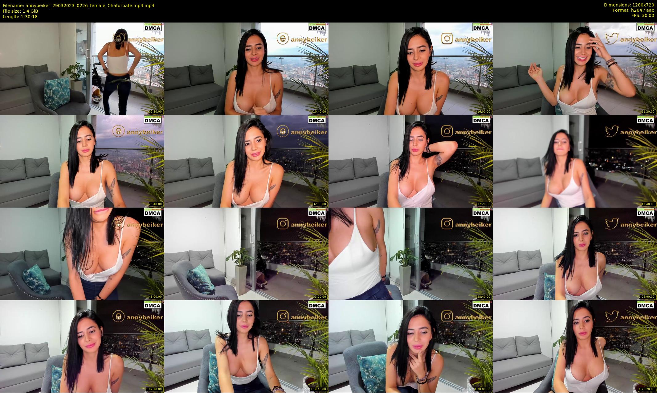 annybeiker — 91 minute Chaturbate female cam show recording, 720p, Mar 29, 2023