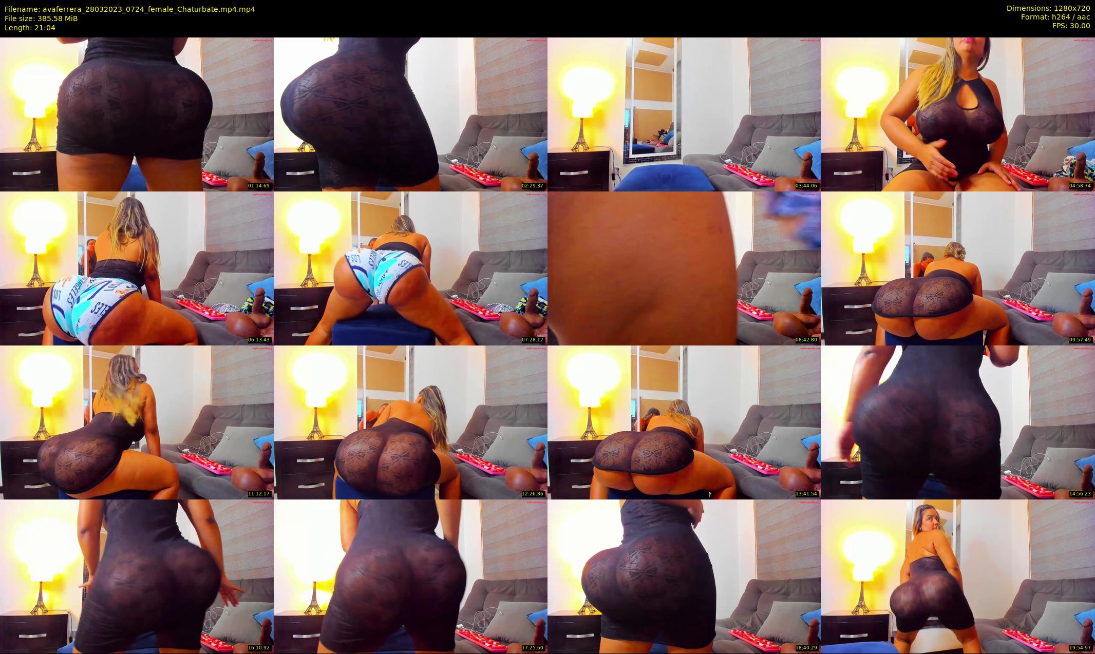 avaferrera — 22 minute Chaturbate female cam show recording, 720p, Mar 28, 2023