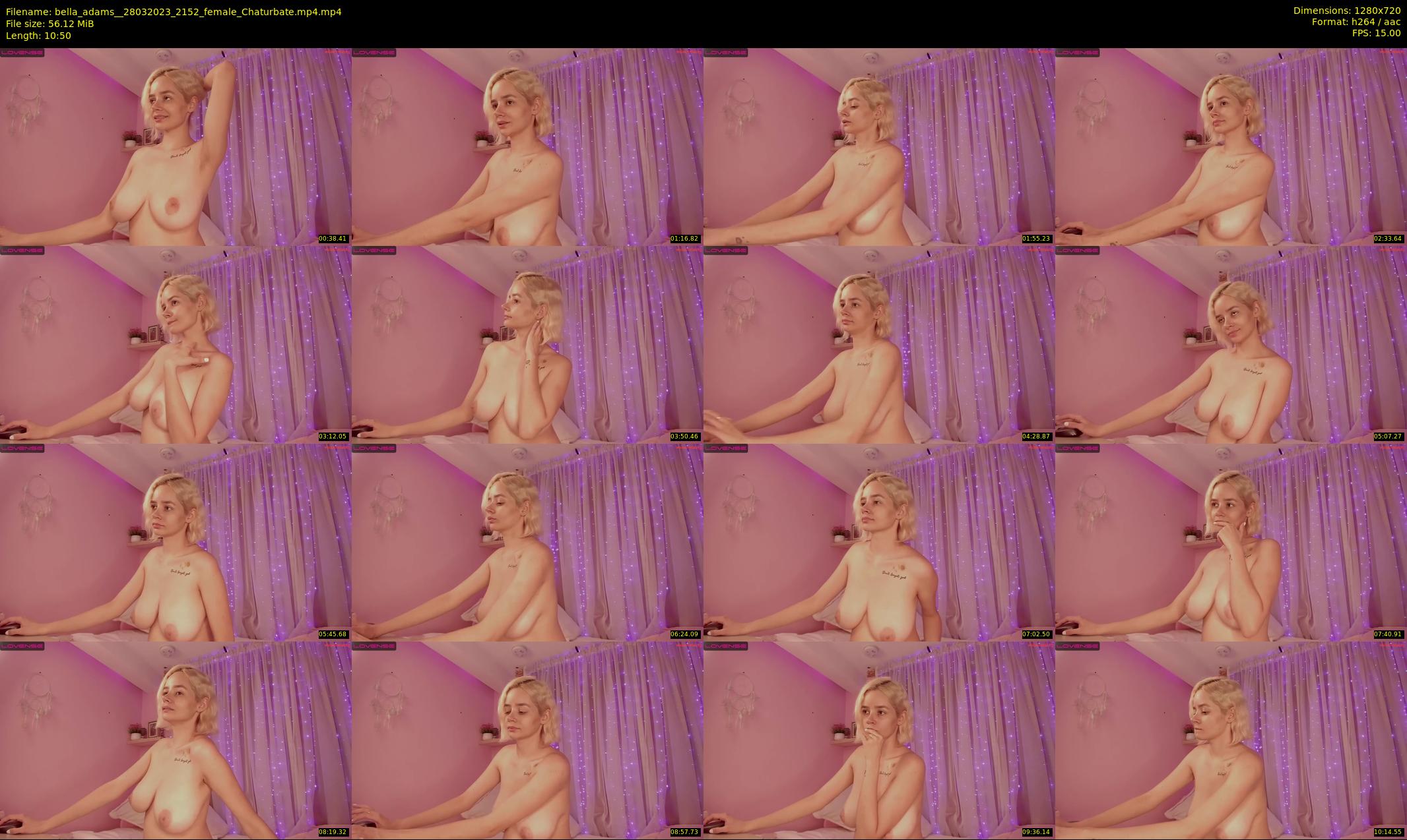 bella_adams_ — 11 minute Chaturbate female cam show recording, 720p, Mar 28, 2023