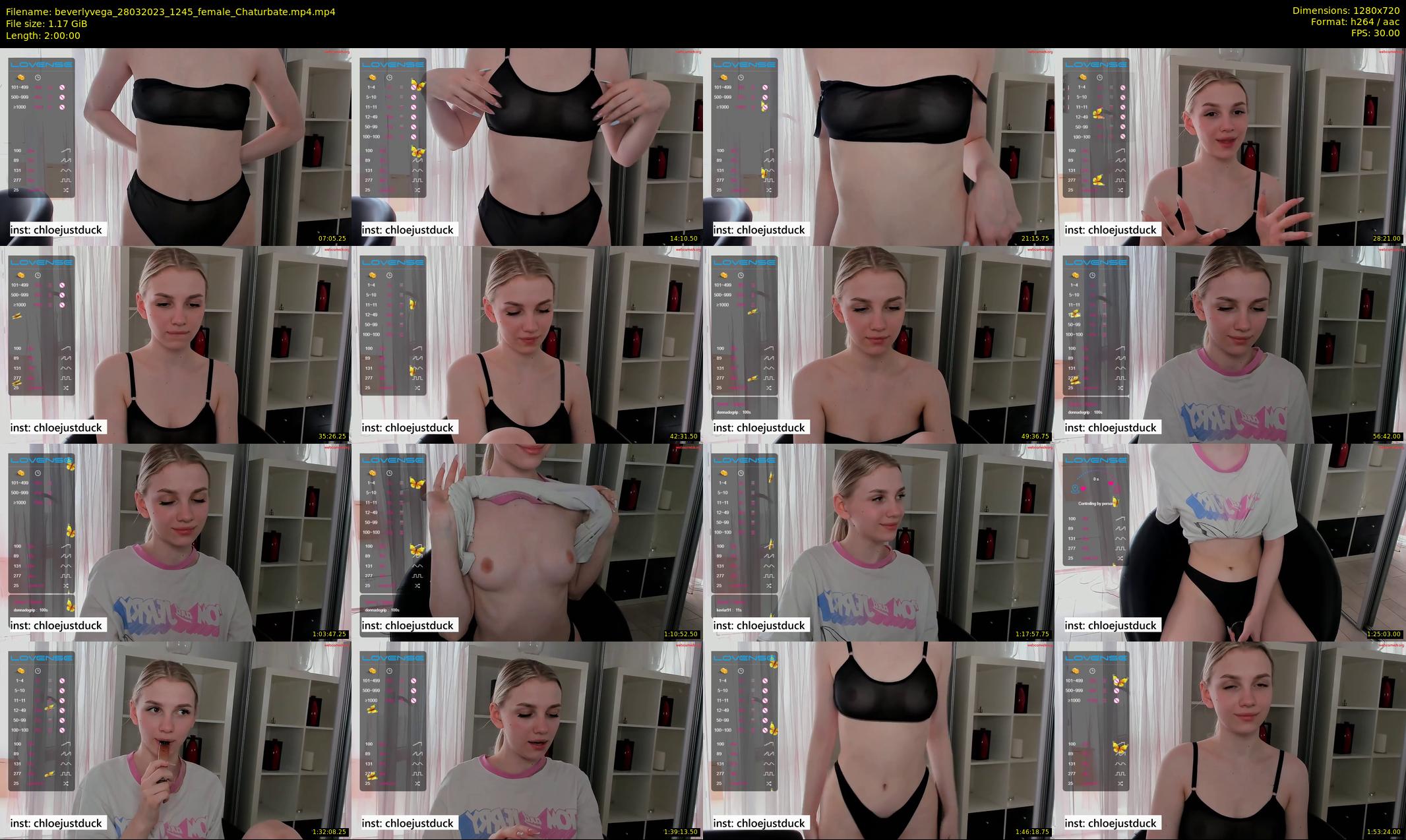 beverlyvega — 120 minute Chaturbate couple cam show recording, 720p, Mar 28, 2023