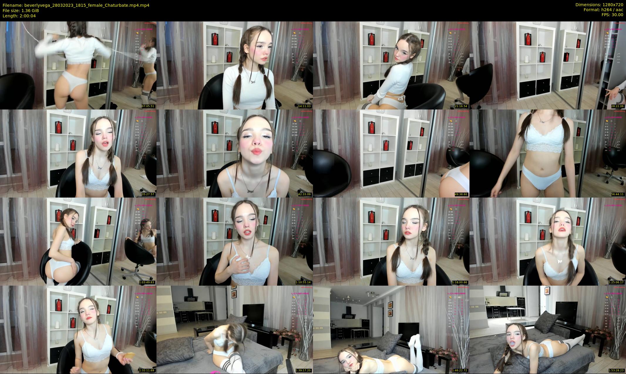 beverlyvega — 121 minute Chaturbate couple cam show recording, 720p, Mar 28, 2023