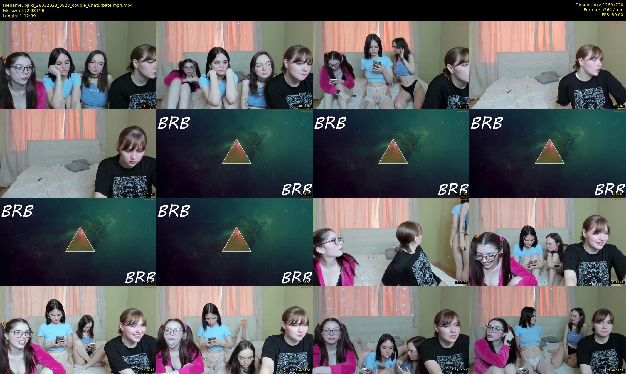 bjliki — 73 minute Chaturbate couple cam show recording, 720p, Mar 28, 2023