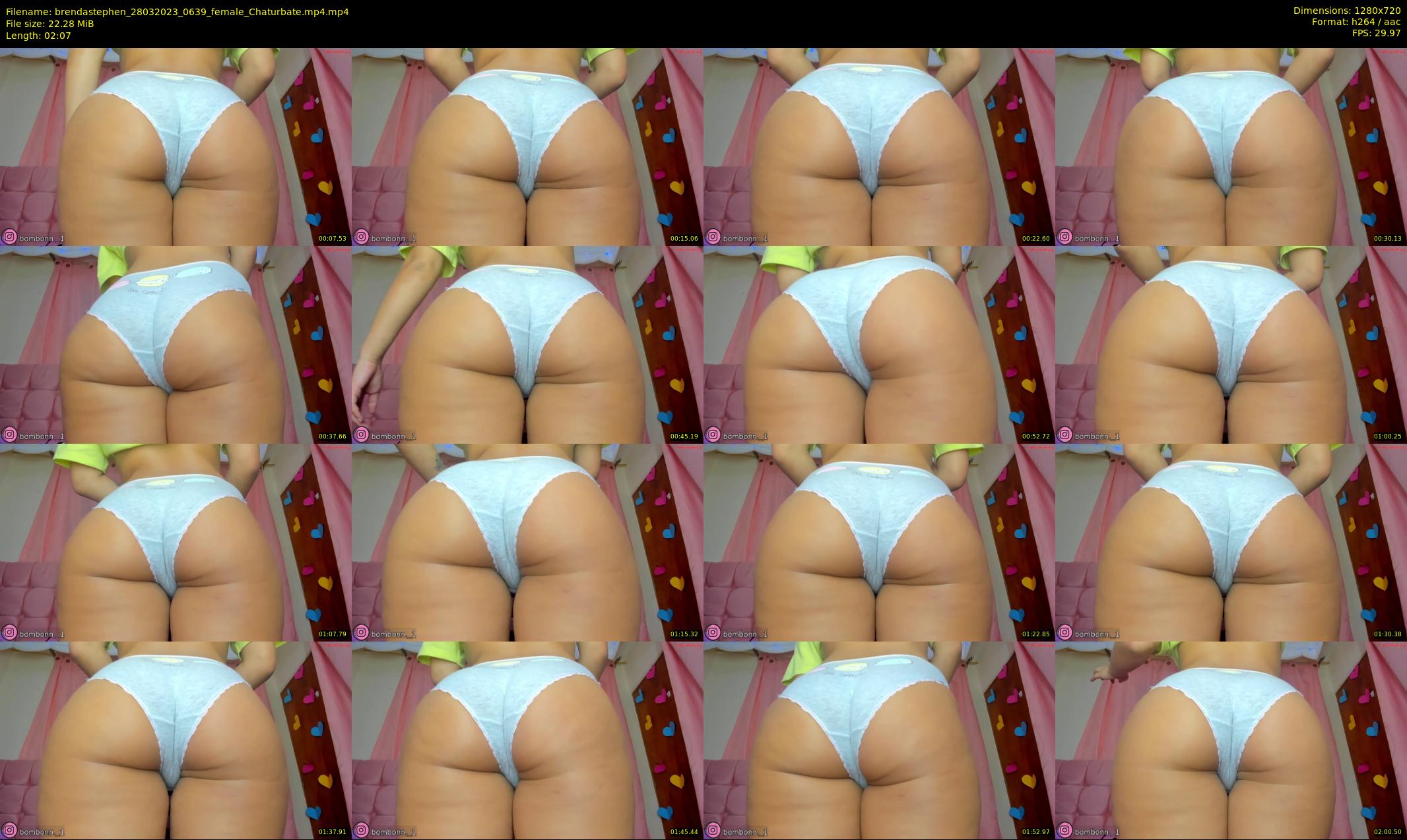 brendastephen — 3 minute Chaturbate female cam show recording, 720p, Mar 28, 2023