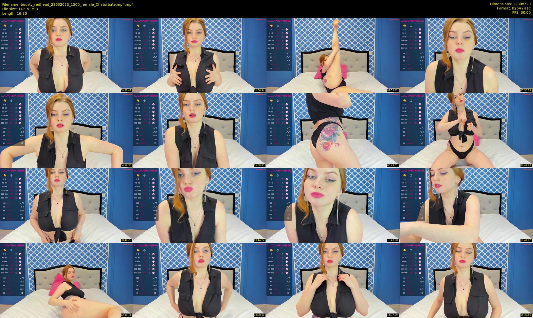 buusty_redhead — 17 minute Chaturbate female cam show recording, 720p, Mar 28, 2023