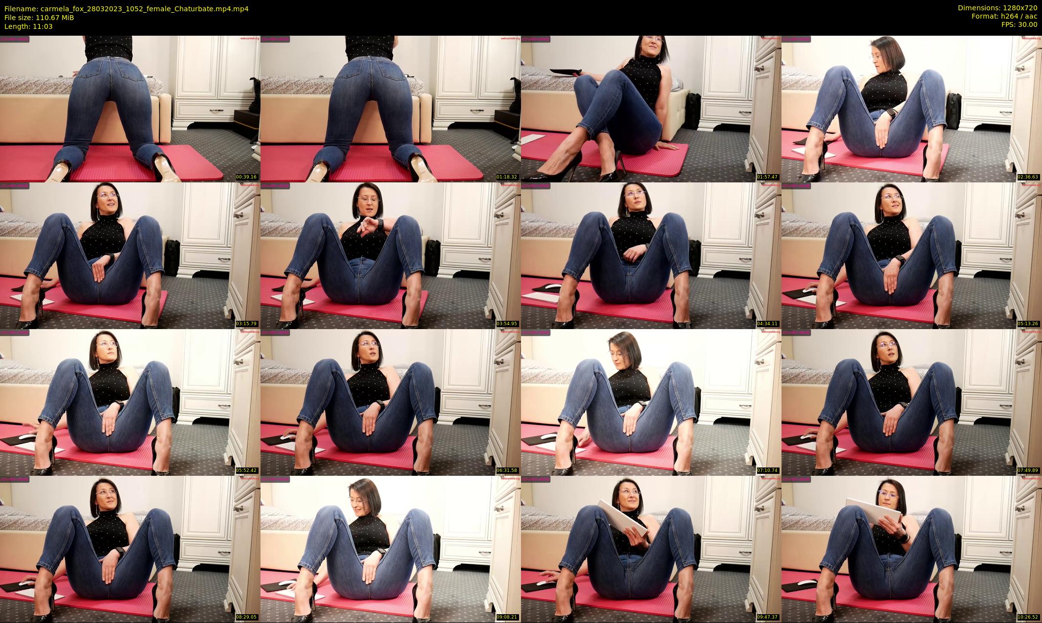 carmela_fox — 12 minute Chaturbate female cam show recording, 720p, Mar 28, 2023