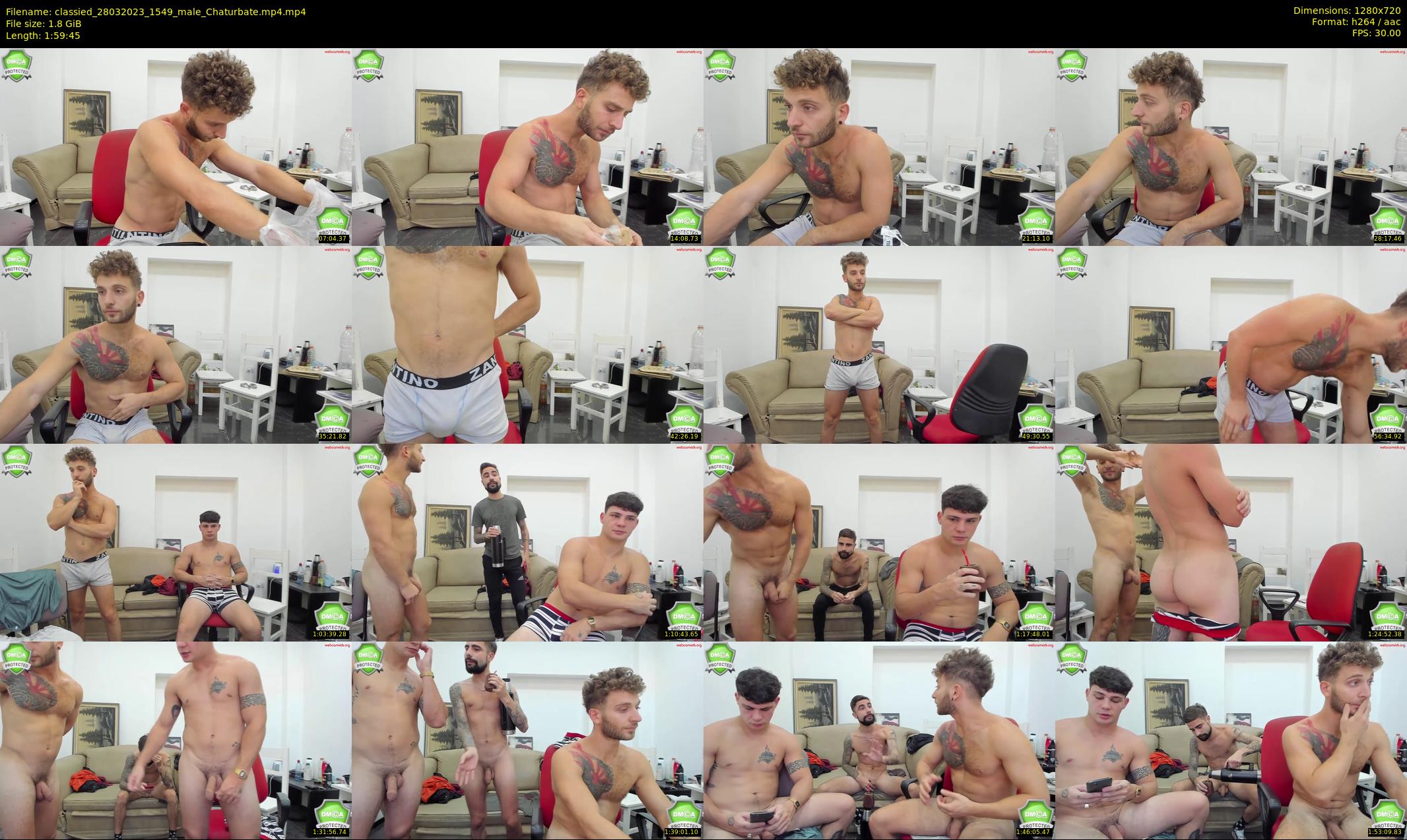 classied — 120 minute Chaturbate male cam show recording, 720p, Mar 28, 2023