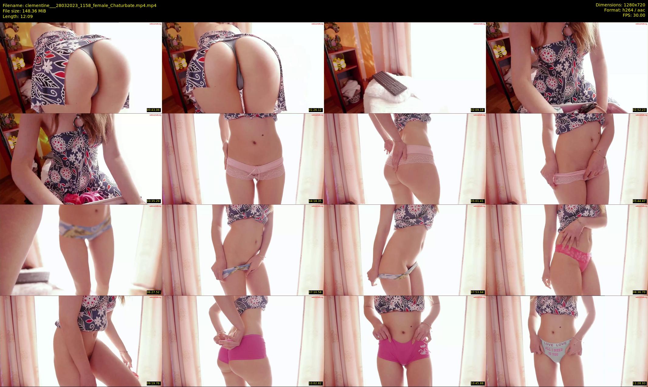 clementine__ — 13 minute Chaturbate female cam show recording, 720p, Mar 28, 2023