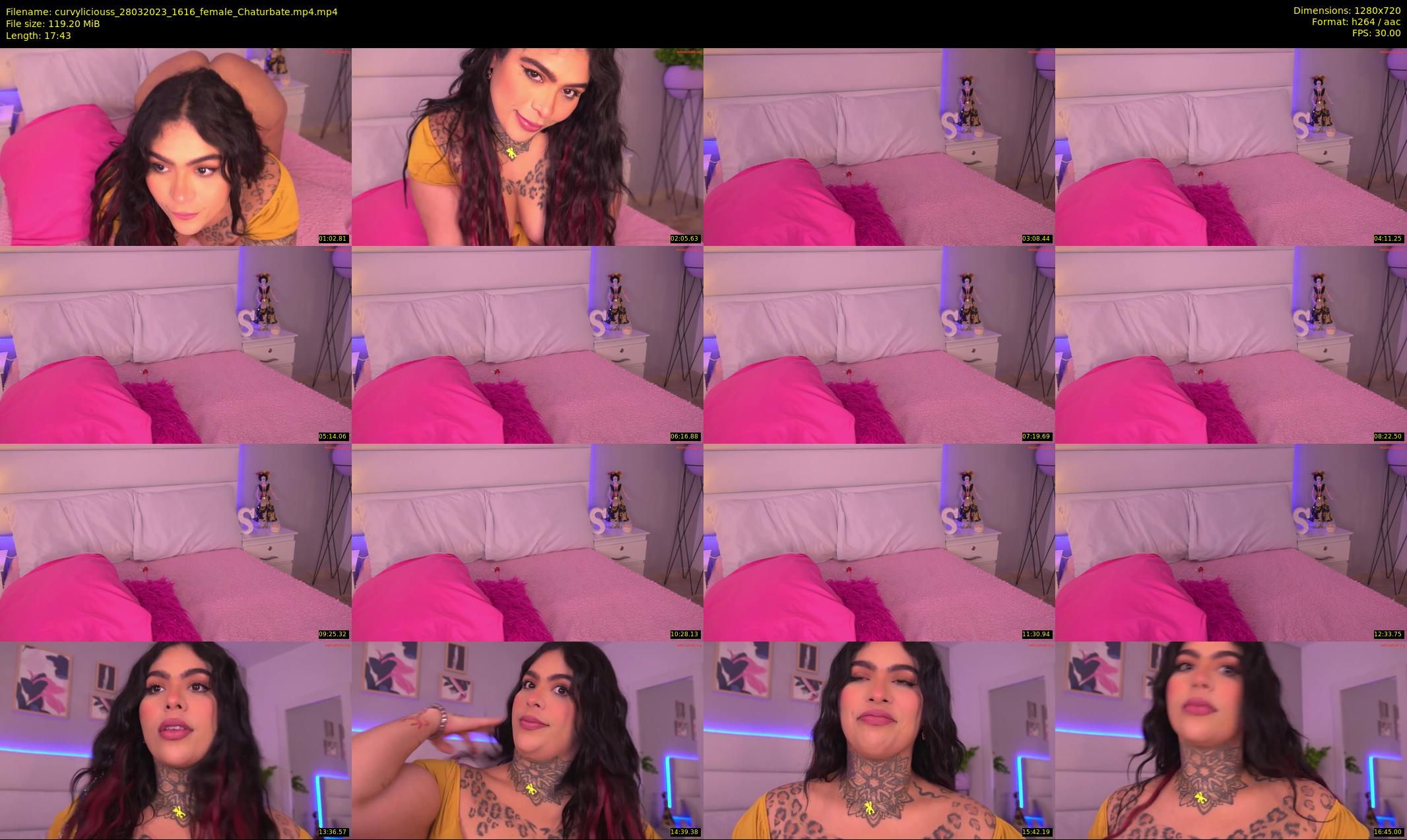 curvyliciouss — 18 minute Chaturbate female cam show recording, 720p, Mar 28, 2023