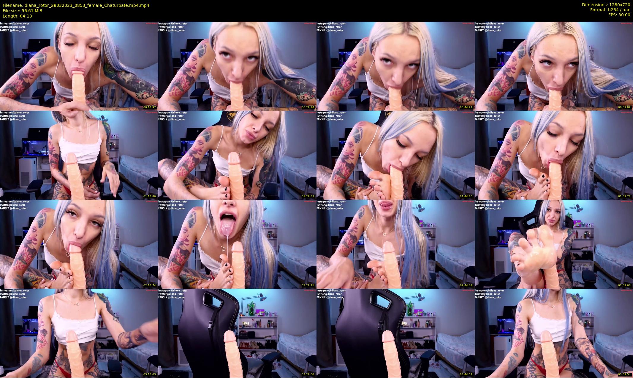 diana_rotor — 5 minute Chaturbate female cam show recording, 720p, Mar 28, 2023