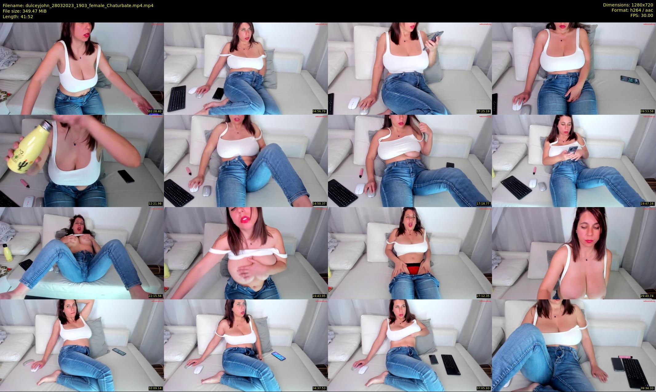 dulceyjohn — 42 minute Chaturbate female cam show recording, 720p, Mar 28, 2023