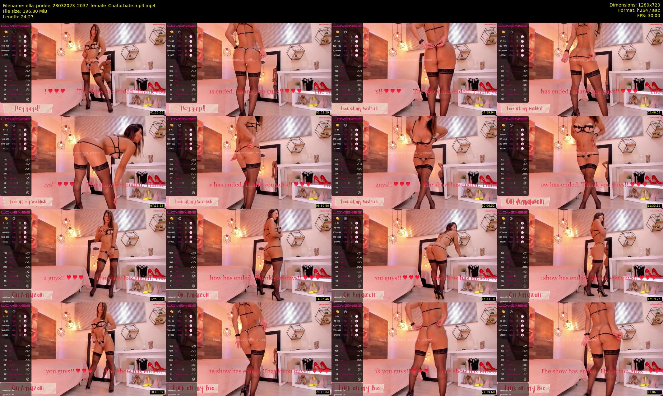 ella_pridee — 25 minute Chaturbate female cam show recording, 720p, Mar 28, 2023