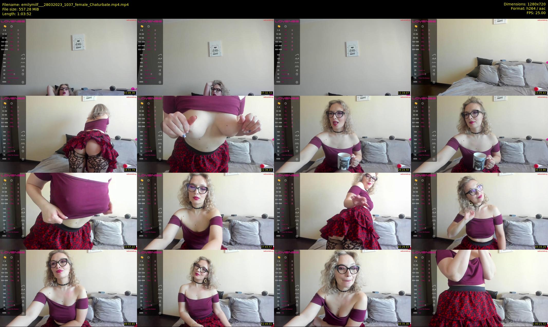 emilymilf__ — 64 minute Chaturbate female cam show recording, 720p, Mar 28, 2023