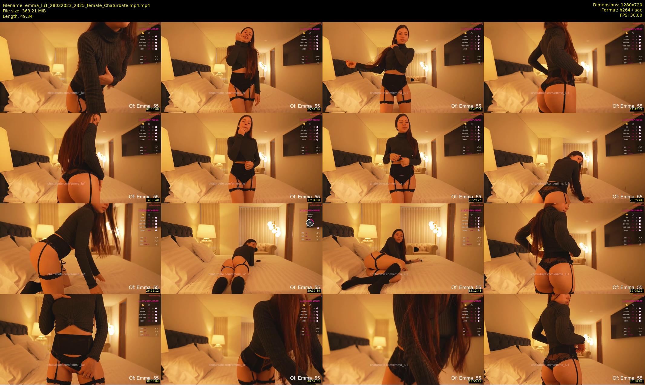 emma_lu1 — 50 minute Chaturbate female cam show recording, 720p, Mar 28, 2023