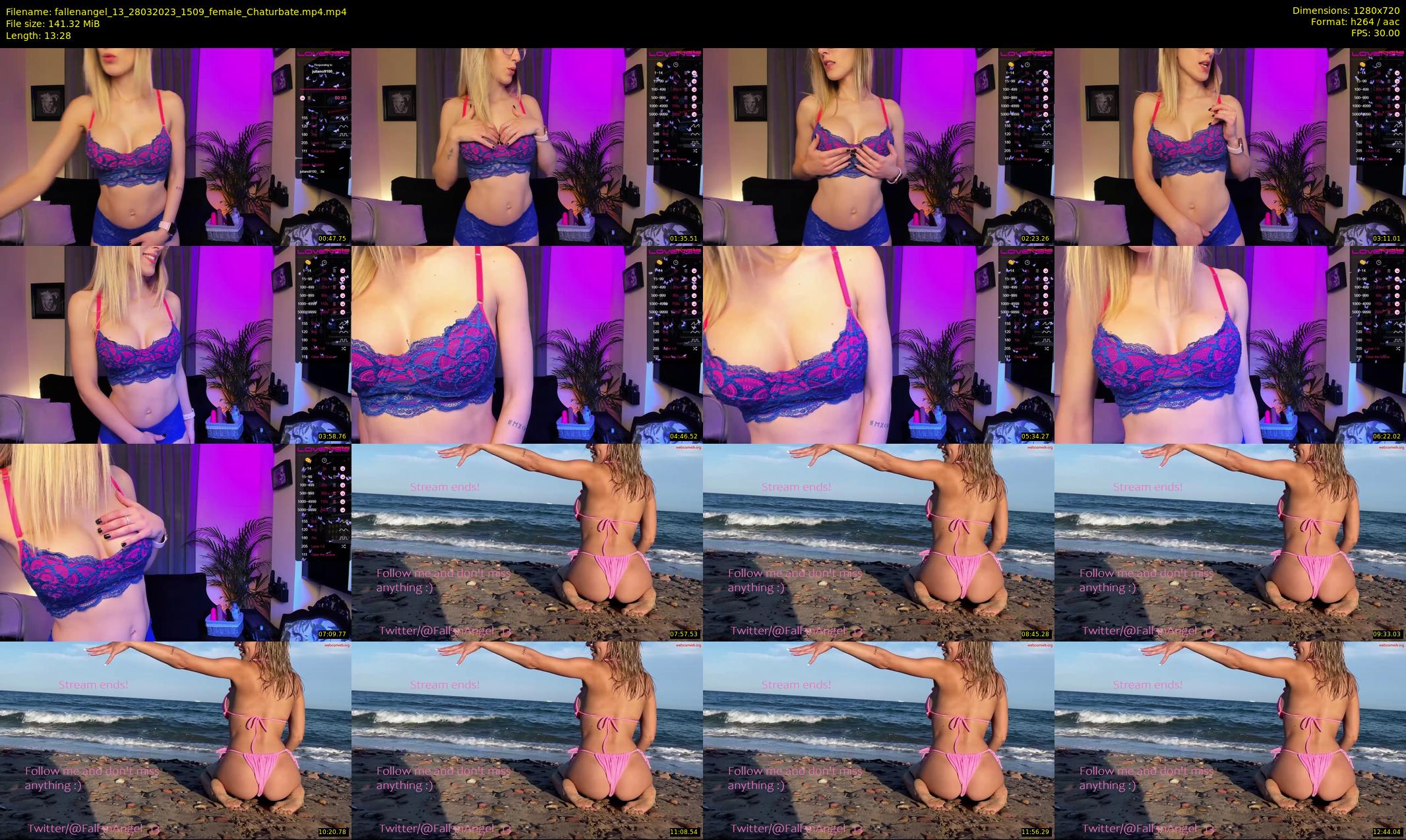 fallenangel_13 — 14 minute Chaturbate female cam show recording, 720p, Mar 28, 2023