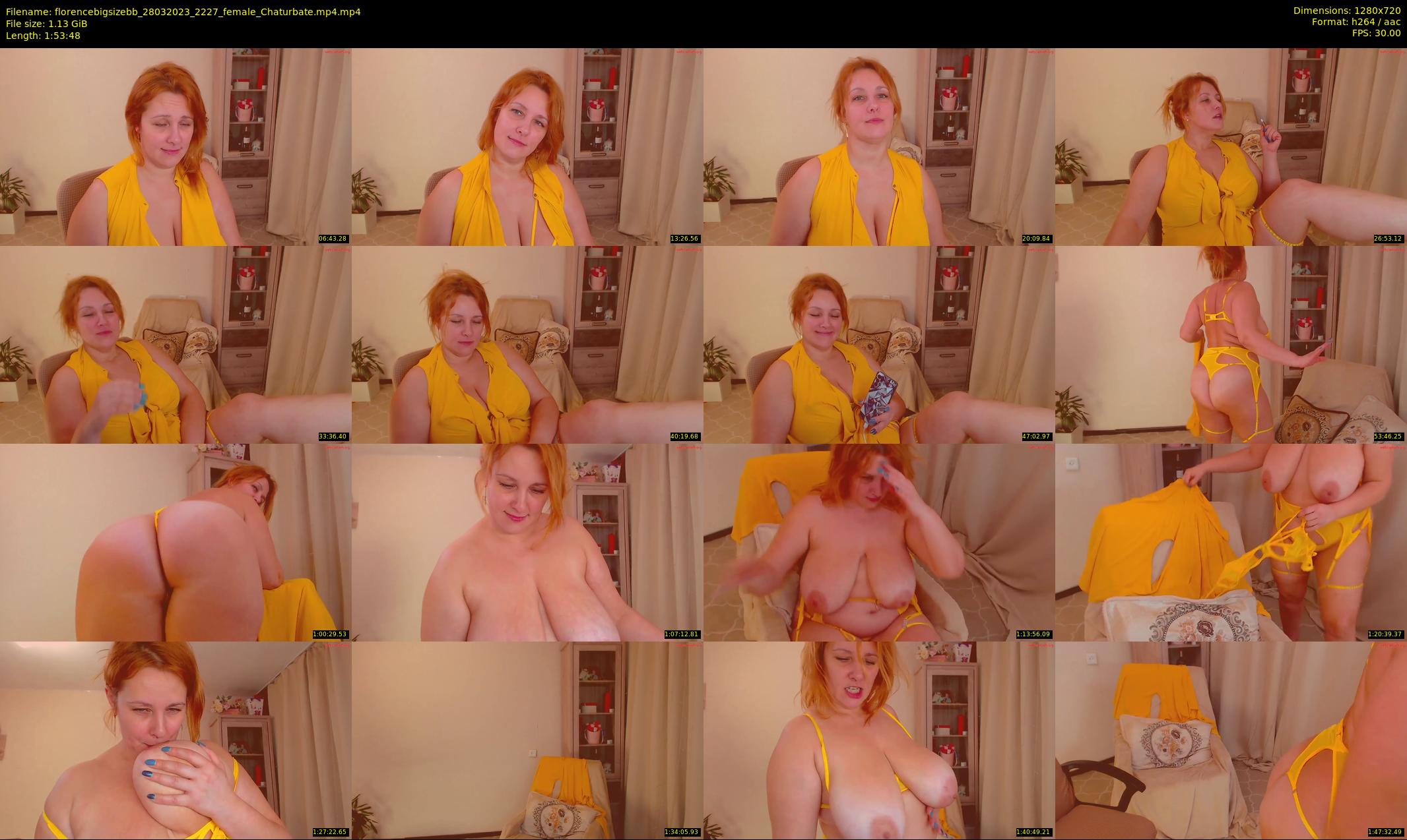 florencebigsizebb — 114 minute Chaturbate female cam show recording, 720p, Mar 28, 2023