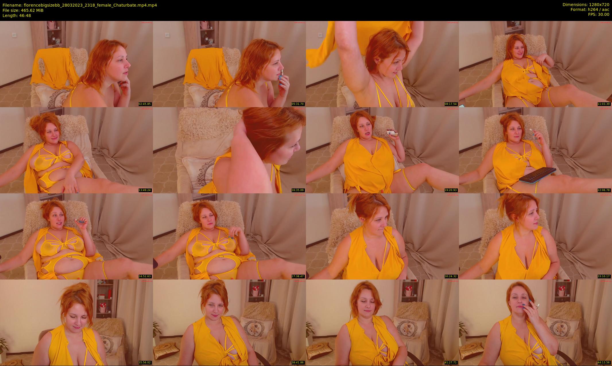 florencebigsizebb — 47 minute Chaturbate female cam show recording, 720p, Mar 28, 2023