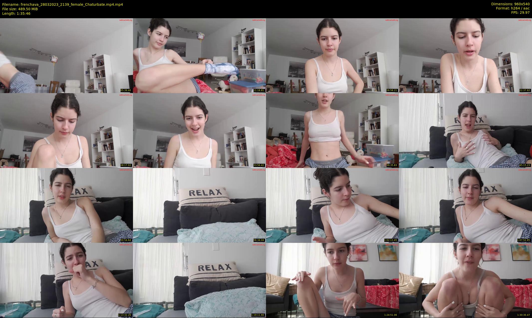 frenchava — 96 minute Chaturbate female cam show recording, 480p, Mar 28, 2023