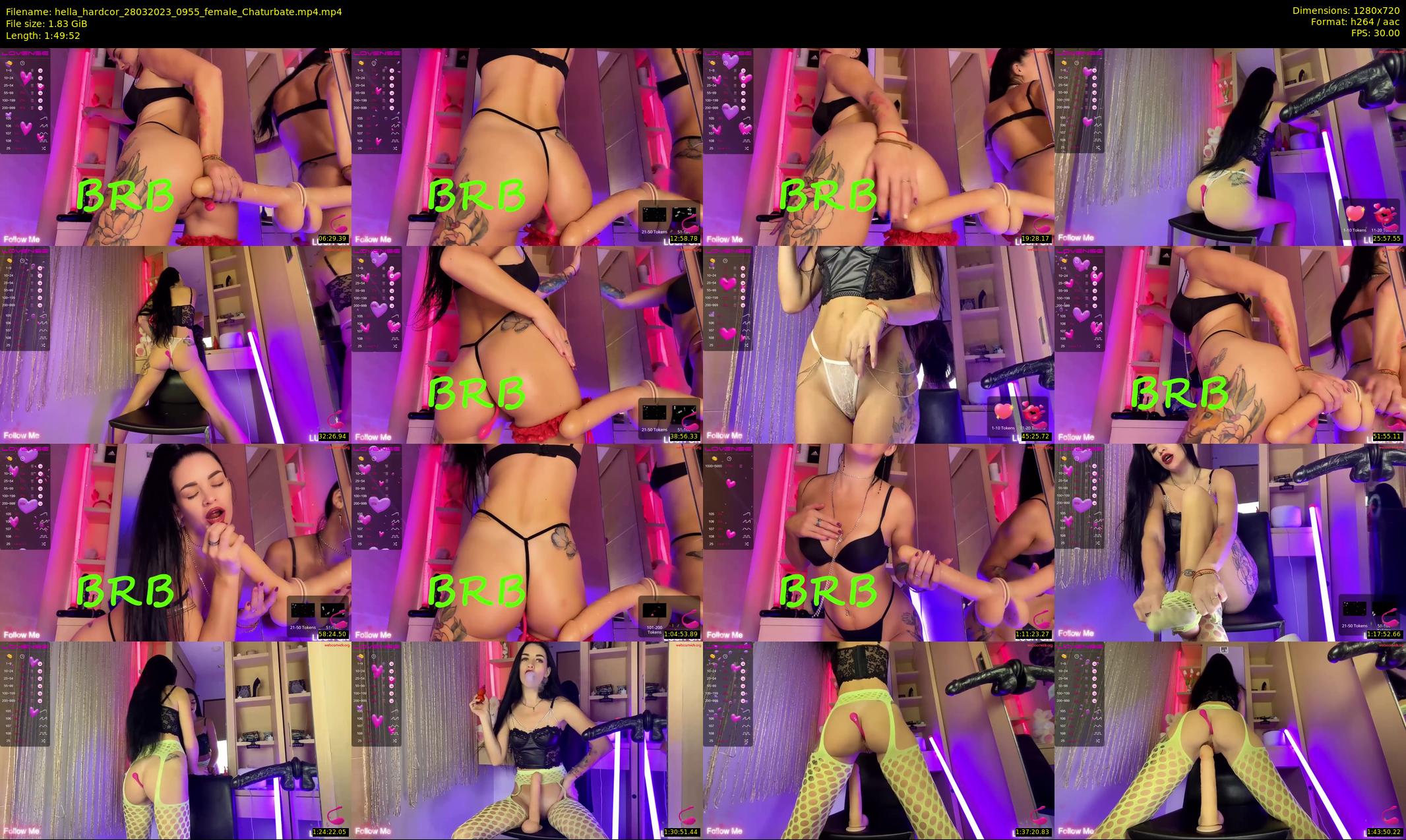 hella_hardcor — 110 minute Chaturbate female cam show recording, 720p, Mar 28, 2023