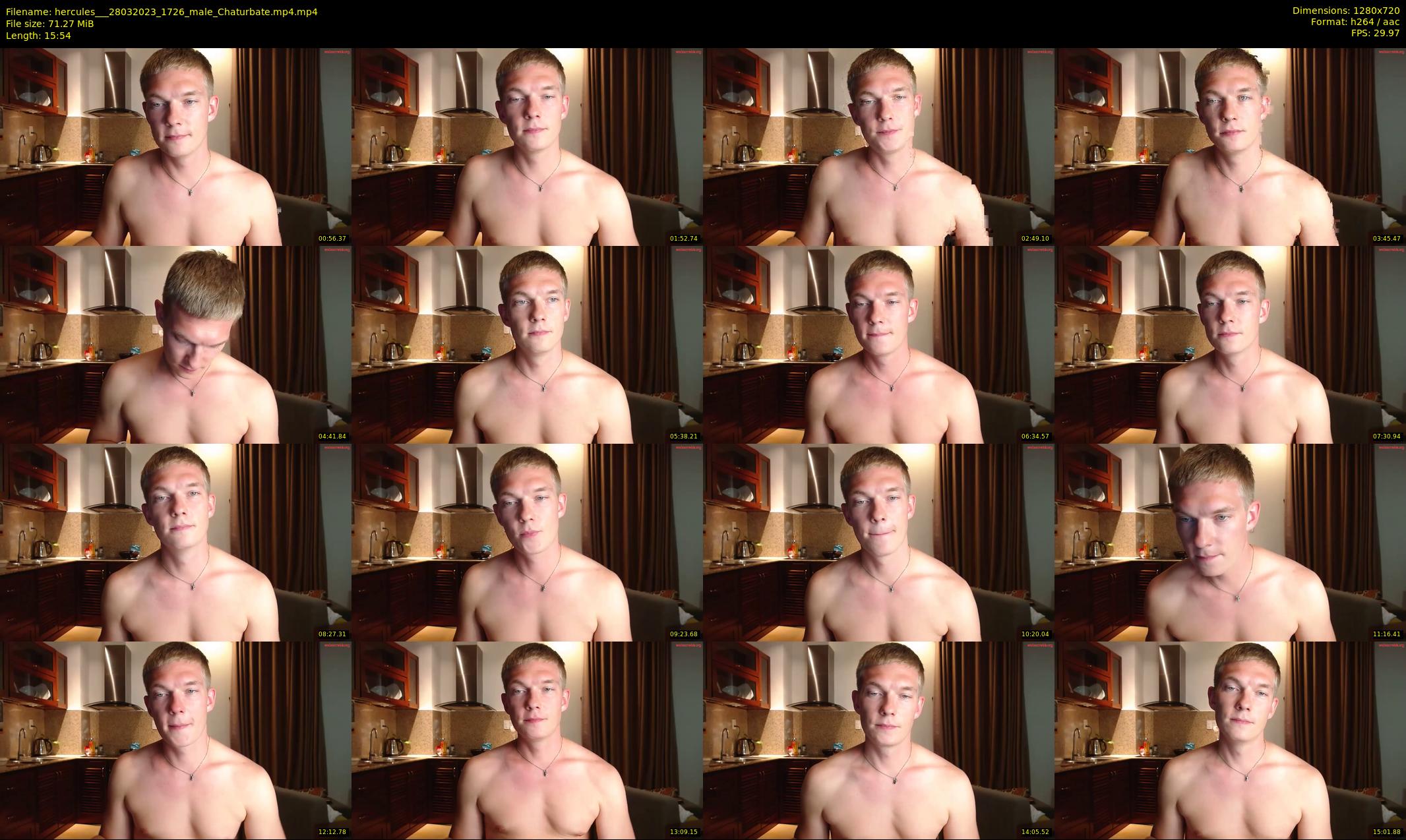 hercules__ — 16 minute Chaturbate male cam show recording, 720p, Mar 28, 2023