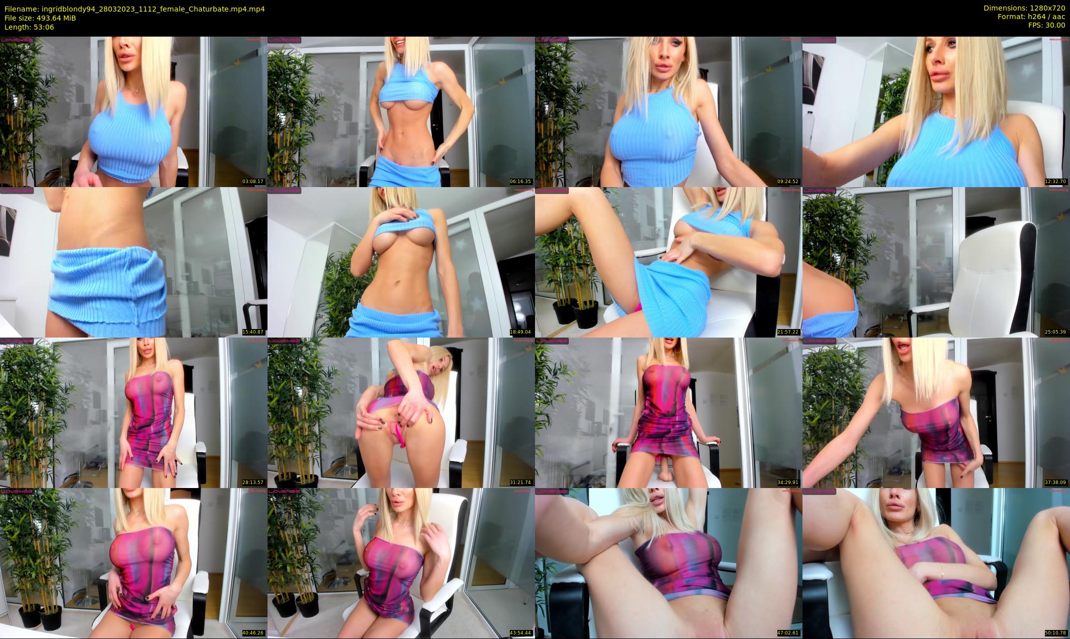ingridblondy94 — 54 minute Chaturbate female cam show recording, 720p, Mar 28, 2023