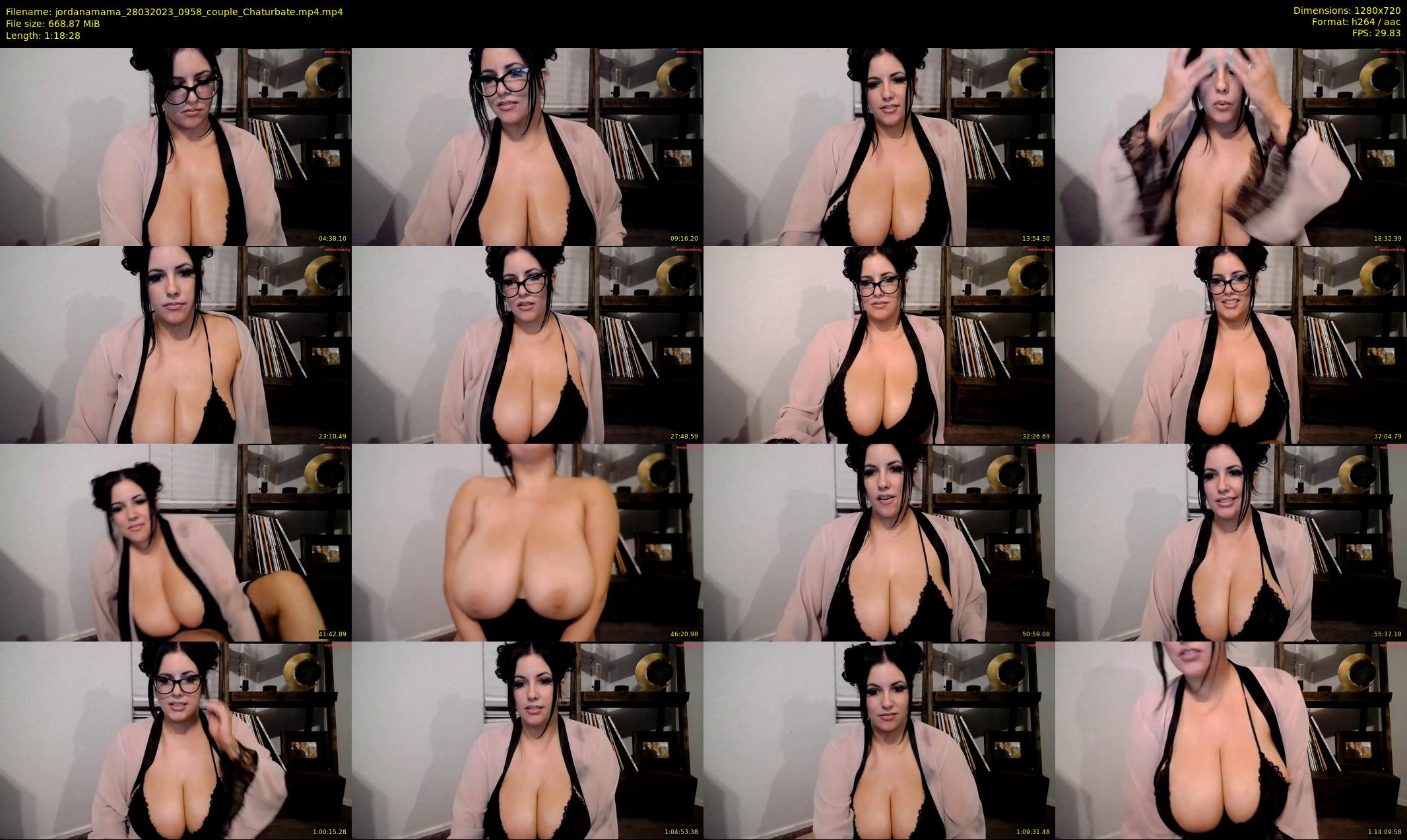 jordanamama — 79 minute Chaturbate couple cam show recording, 720p, Mar 28, 2023