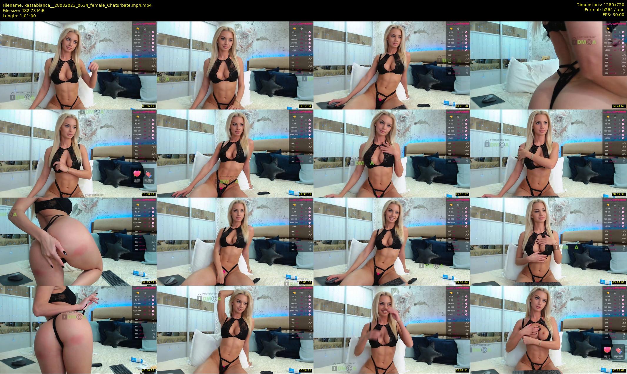 kassablanca_ — 61 minute Chaturbate female cam show recording, 720p, Mar 28, 2023