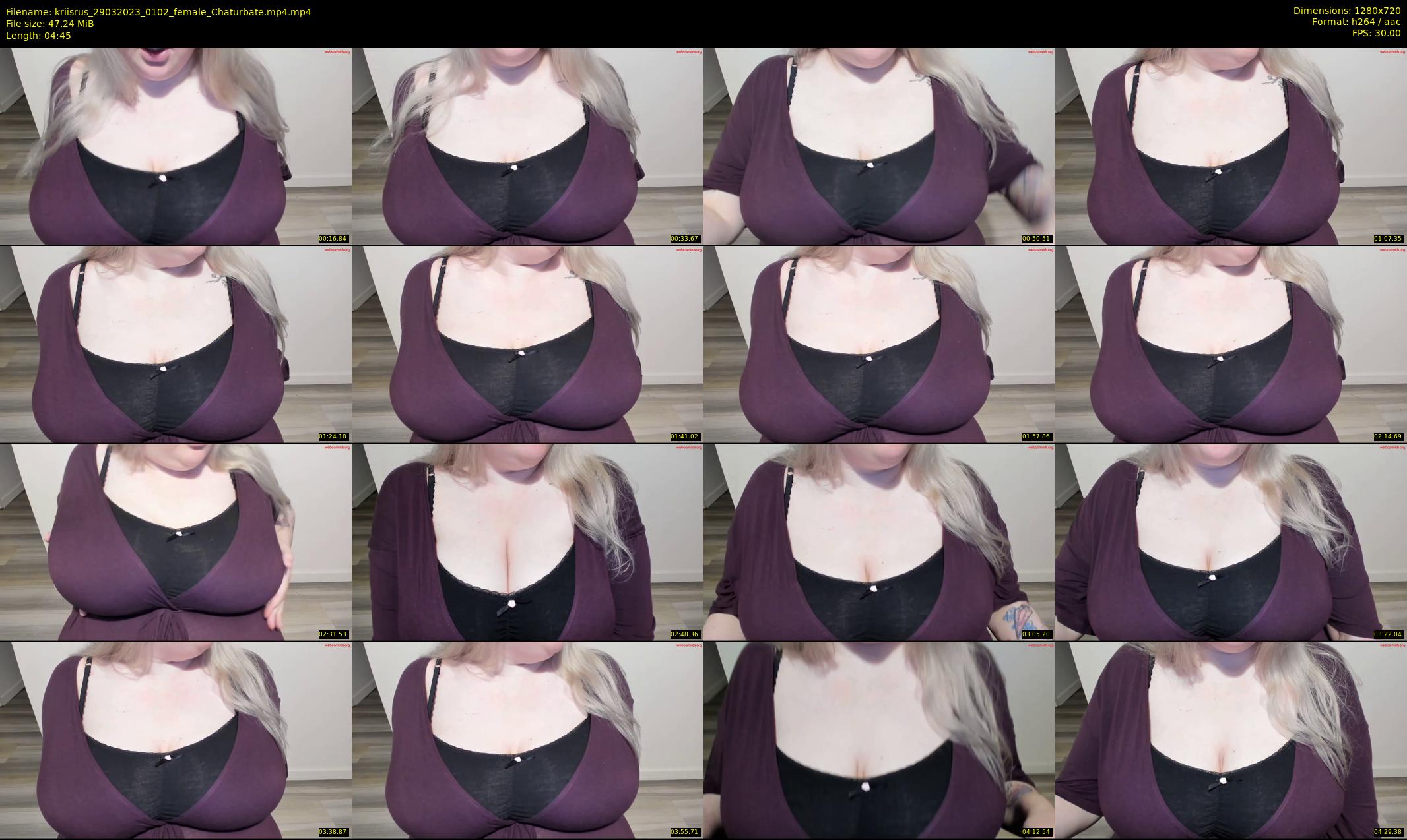 kriisrus — 5 minute Chaturbate female cam show recording, 720p, Mar 29, 2023