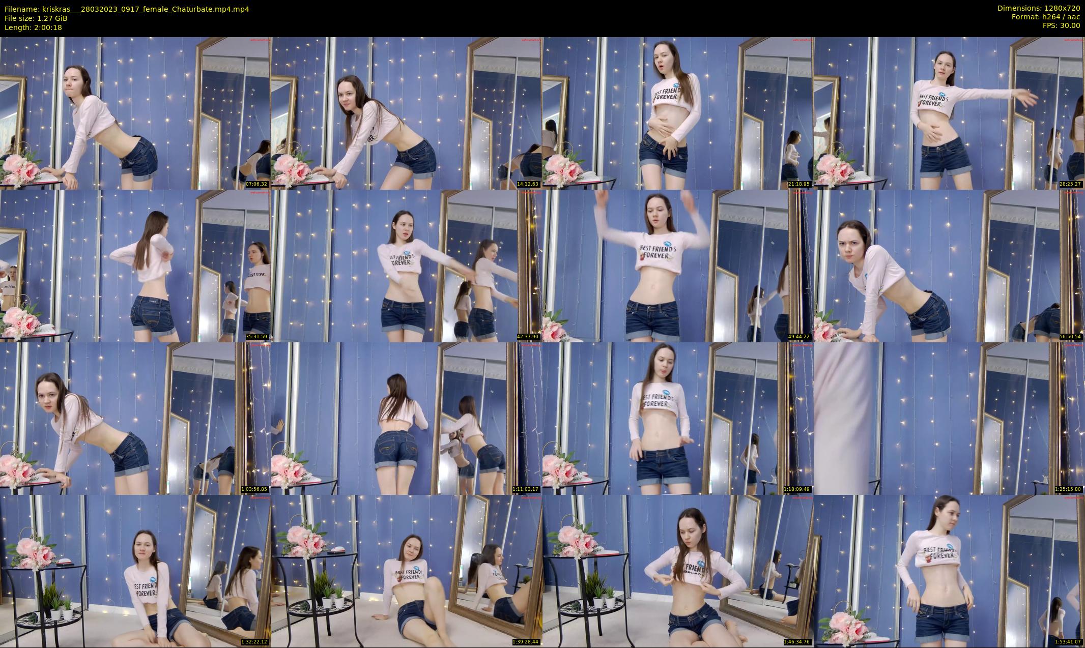 kriskras__ — 121 minute Chaturbate female cam show recording, 720p, Mar 28, 2023