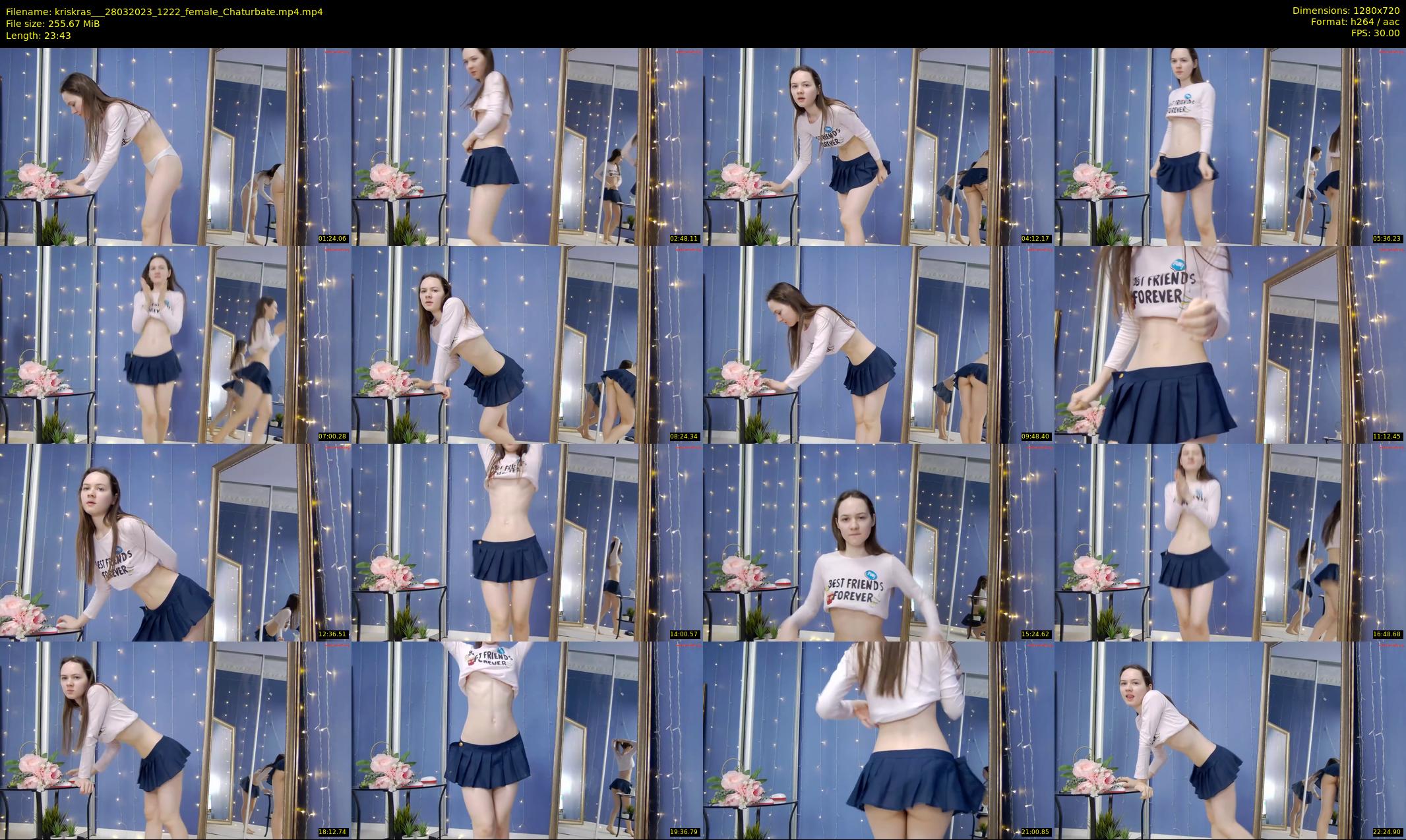 kriskras__ — 24 minute Chaturbate female cam show recording, 720p, Mar 28, 2023