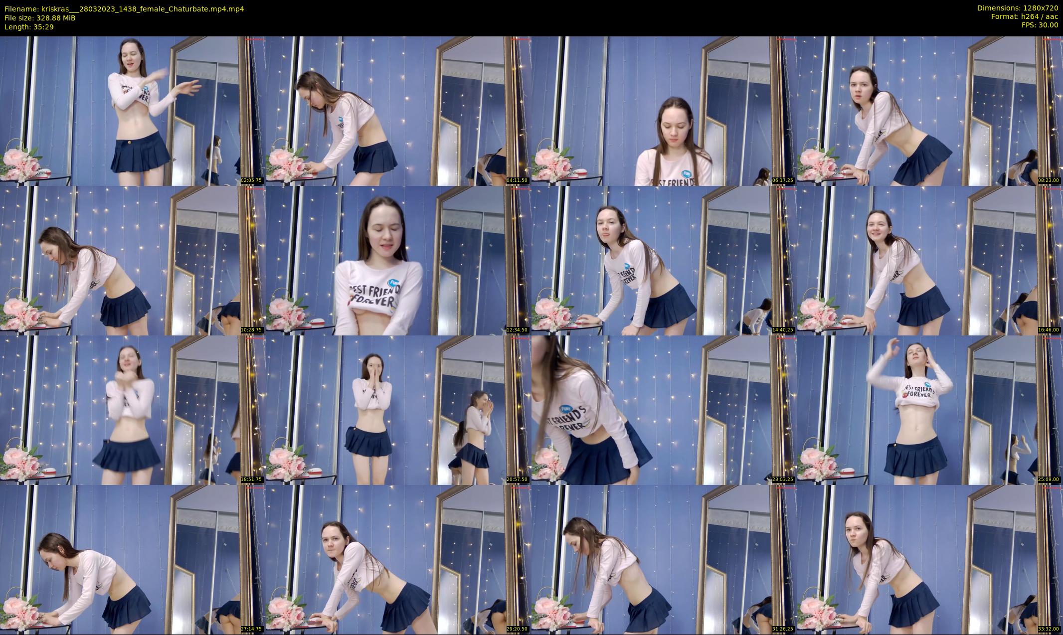 kriskras__ — 36 minute Chaturbate female cam show recording, 720p, Mar 28, 2023