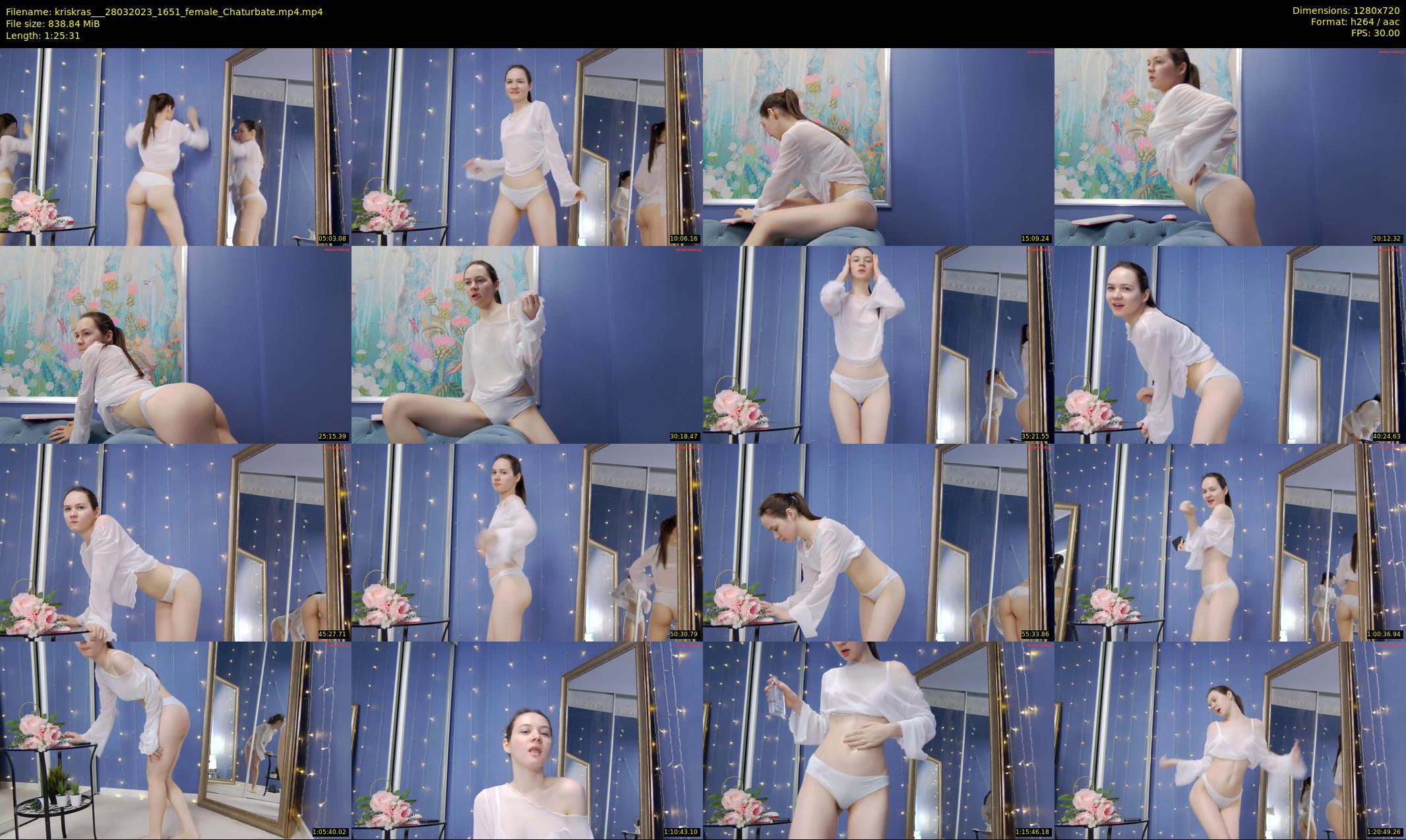 kriskras__ — 86 minute Chaturbate female cam show recording, 720p, Mar 28, 2023