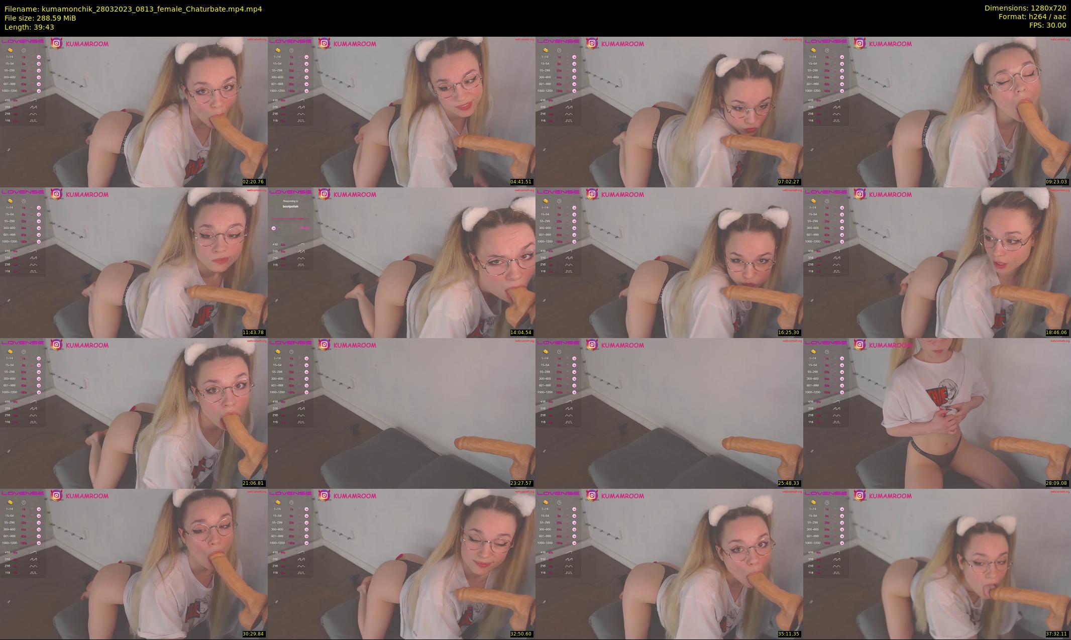 kumamonchik — 40 minute Chaturbate couple cam show recording, 720p, Mar 28, 2023