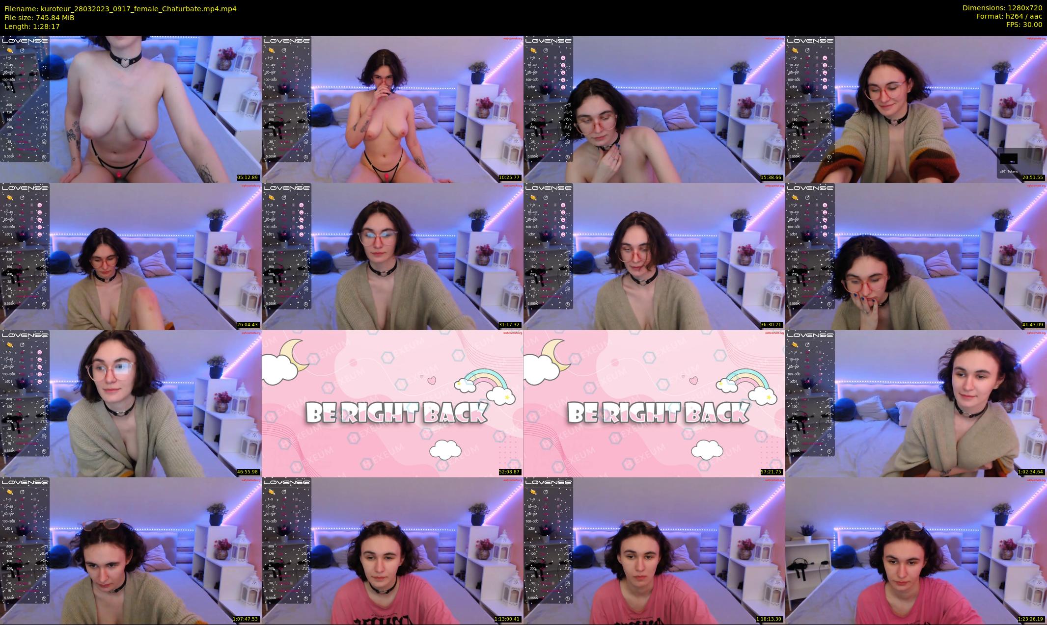 kuroteur — 89 minute Chaturbate couple cam show recording, 720p, Mar 28, 2023