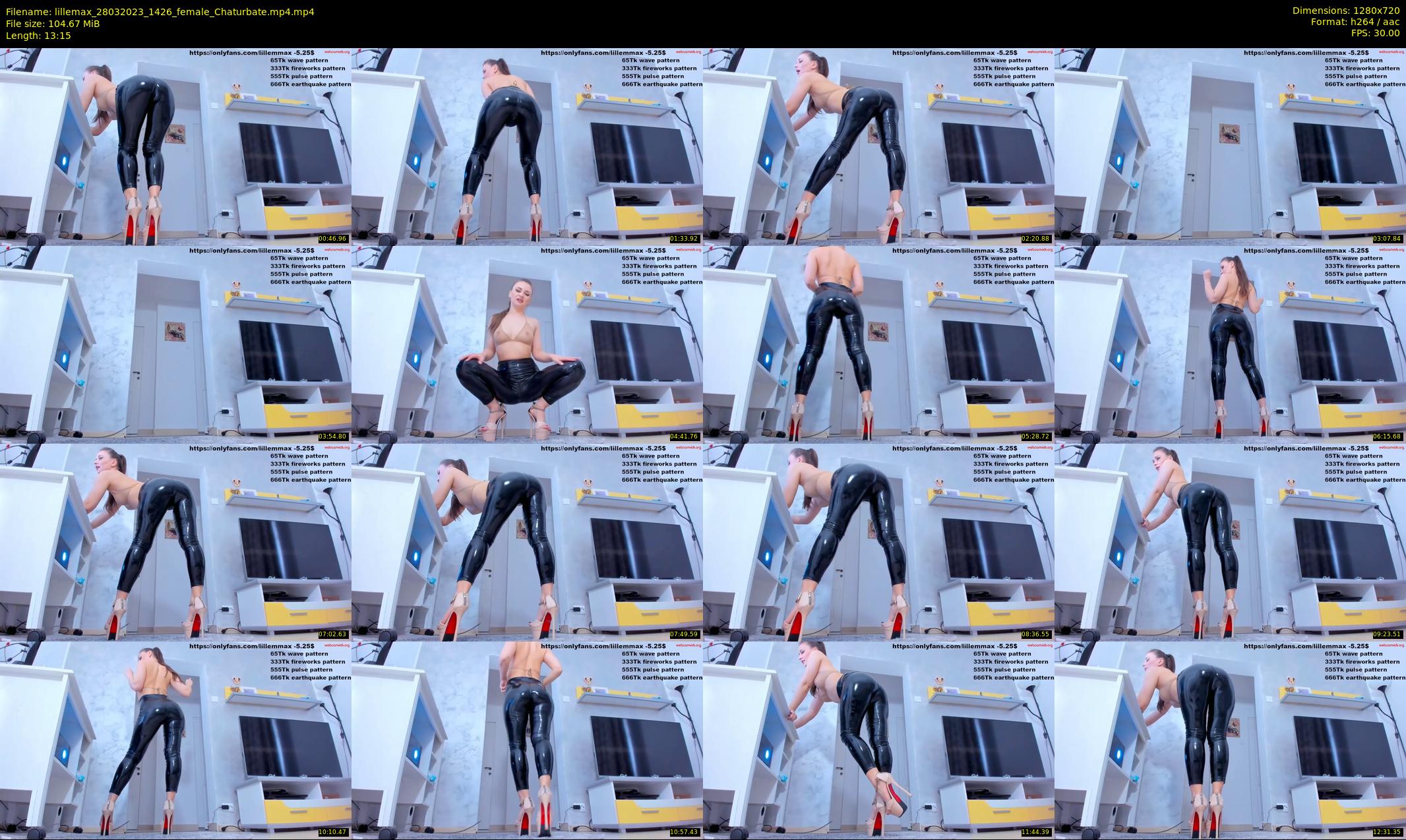 lillemax — 14 minute Chaturbate female cam show recording, 720p, Mar 28, 2023