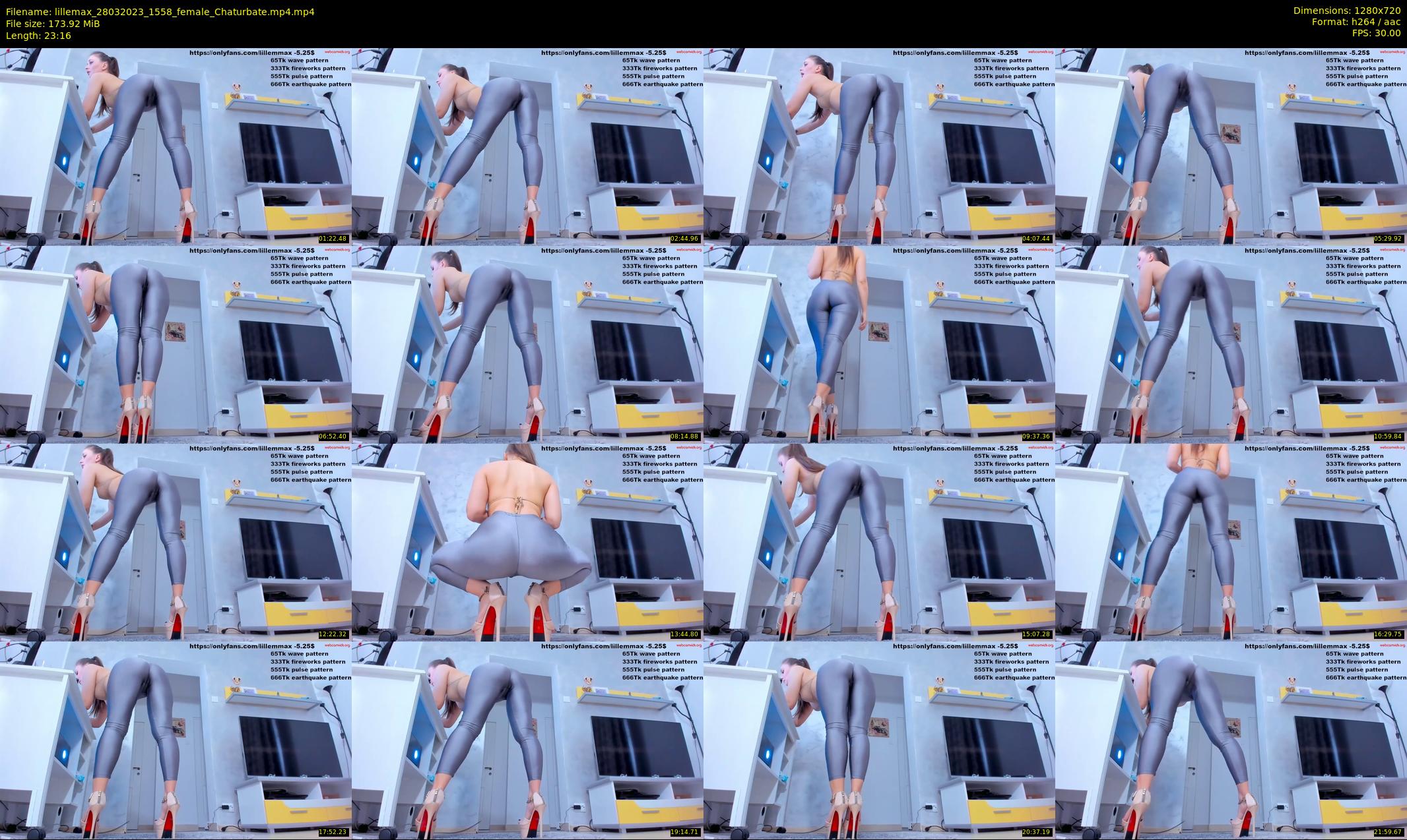 lillemax — 24 minute Chaturbate female cam show recording, 720p, Mar 28, 2023