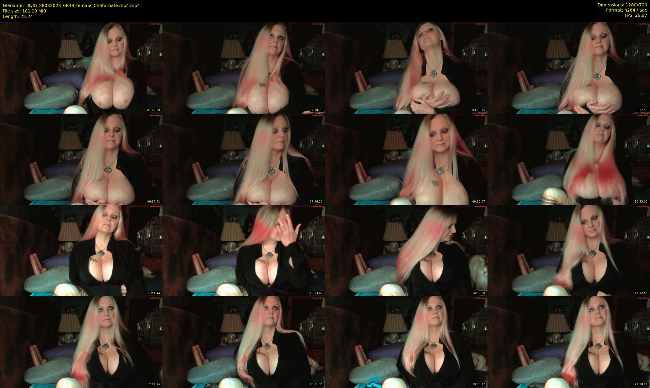 lillyth — 23 minute Chaturbate female cam show recording, 720p, Mar 28, 2023