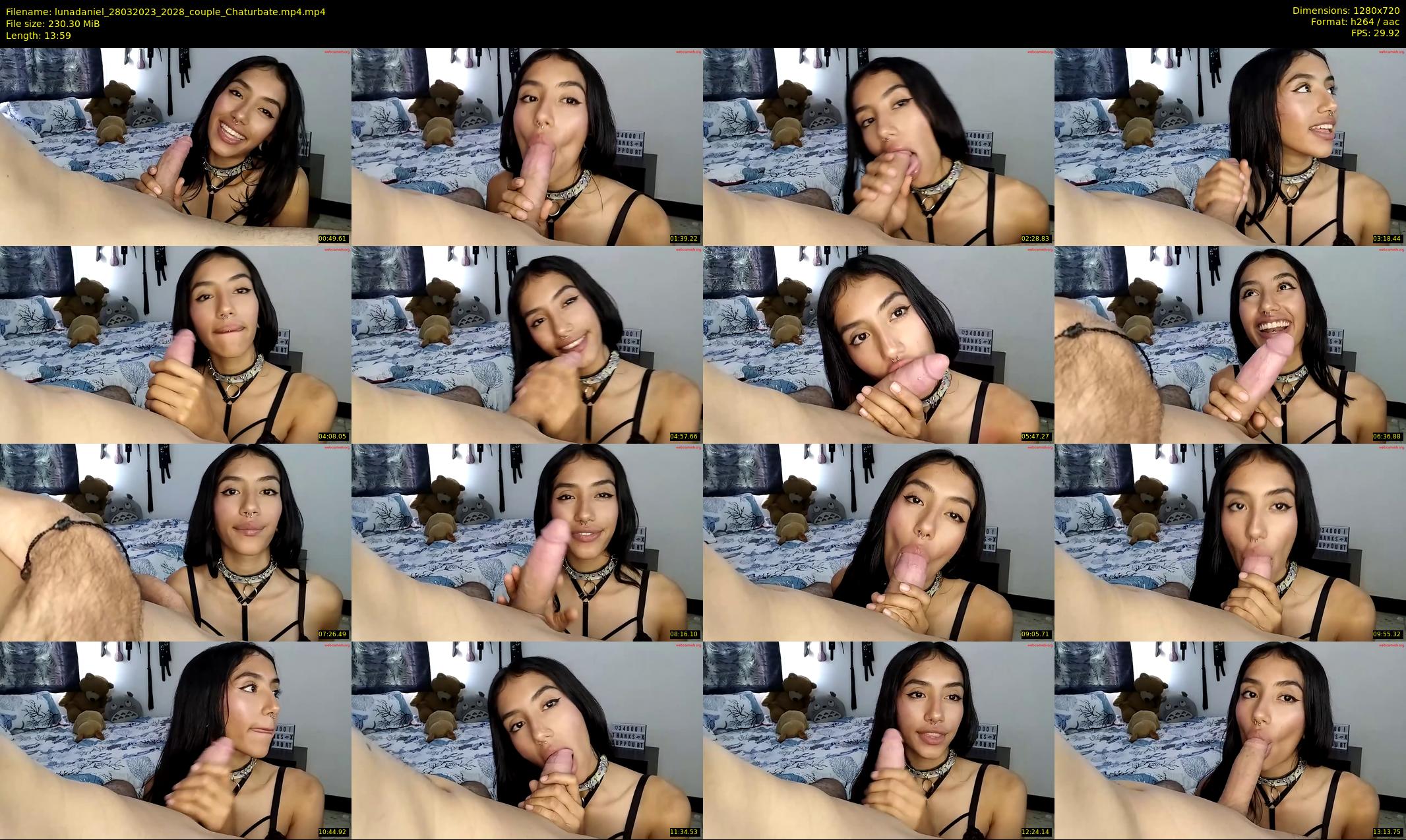 lunadaniel — 14 minute Chaturbate couple cam show recording, 720p, Mar 28, 2023