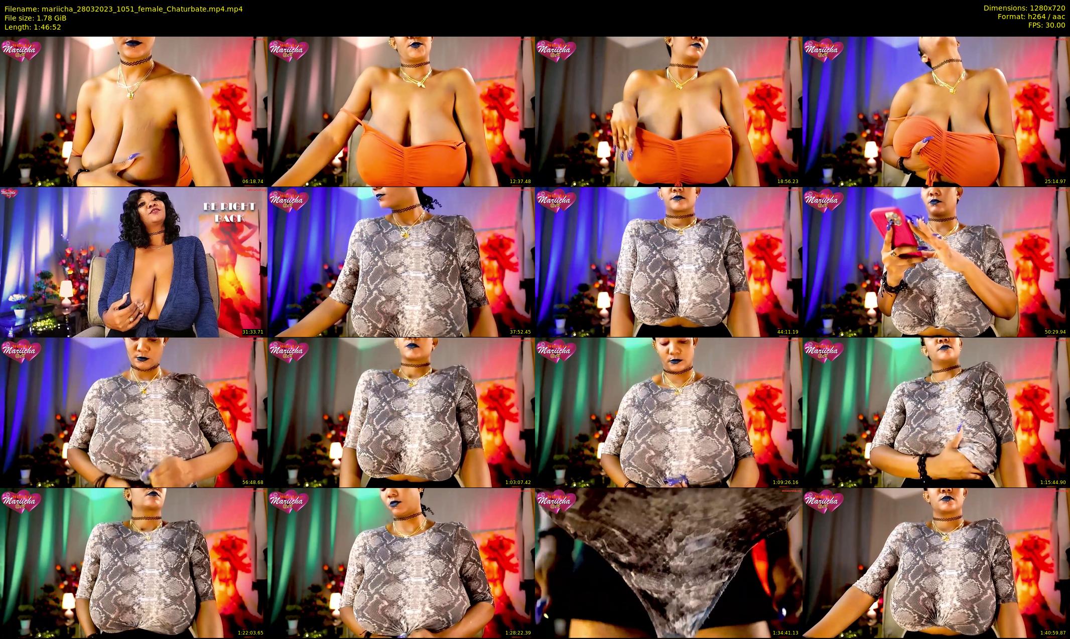 mariicha — 107 minute Chaturbate female cam show recording, 720p, Mar 28, 2023