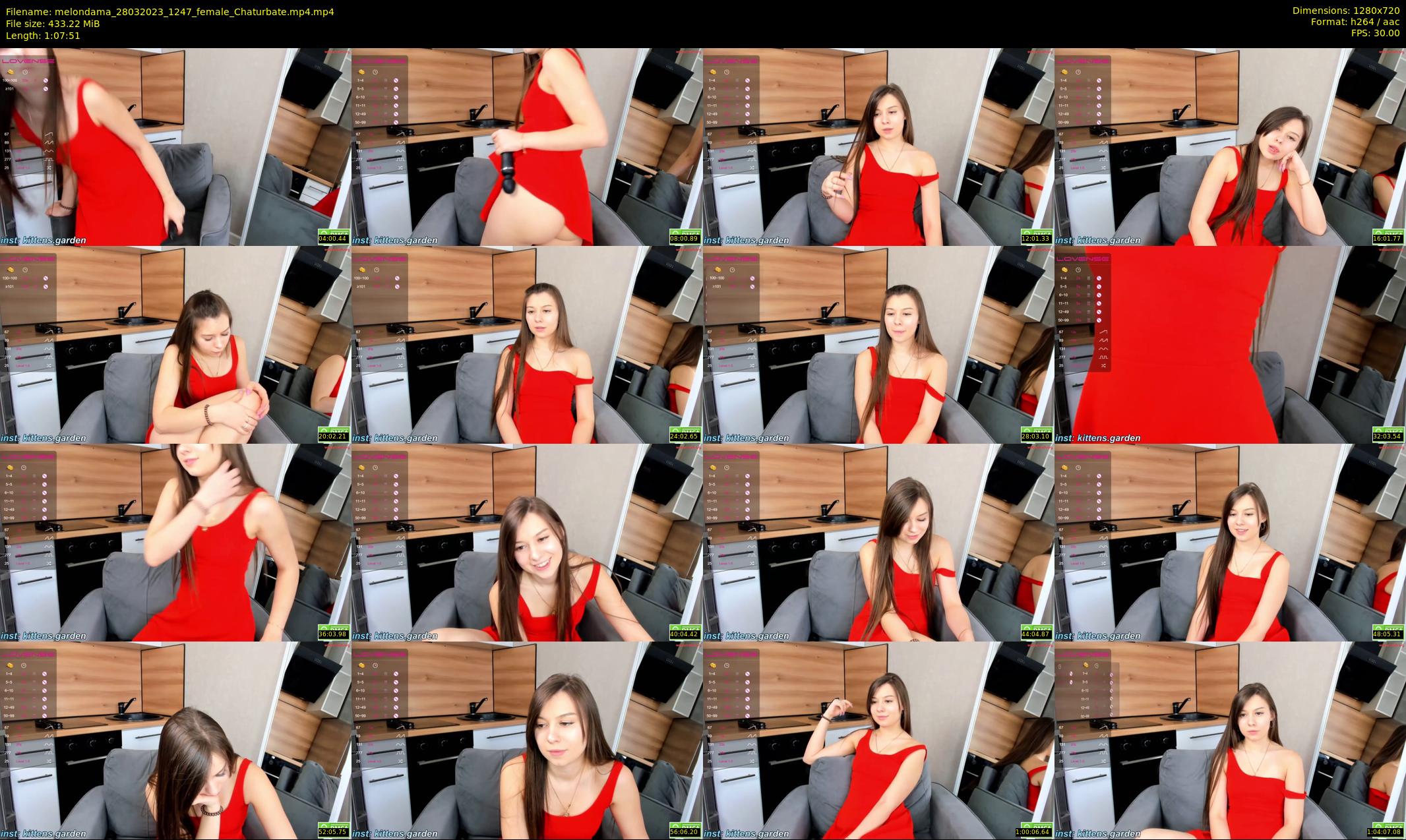 melondama — 68 minute Chaturbate female cam show recording, 720p, Mar 28, 2023