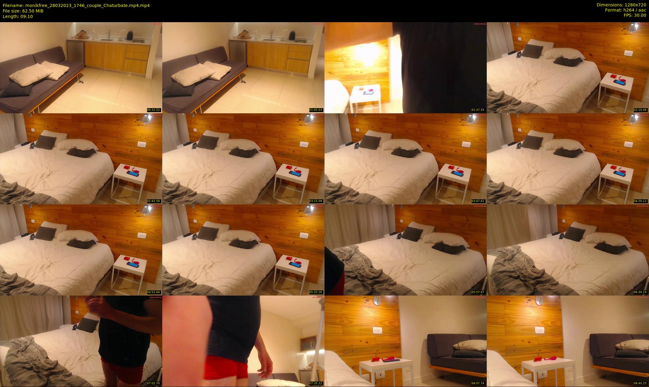 monikfree — 10 minute Chaturbate couple cam show recording, 720p, Mar 28, 2023