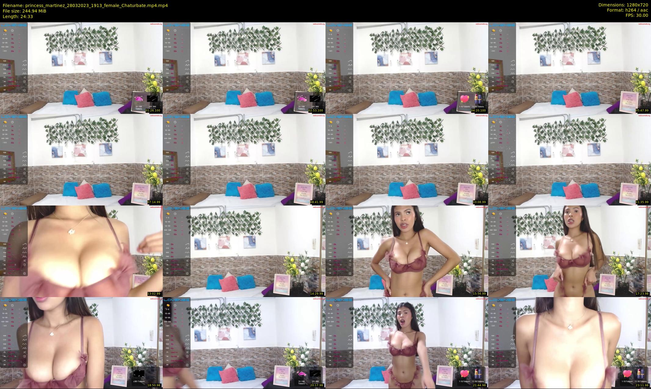 princess_martinez — 25 minute Chaturbate female cam show recording, 720p, Mar 28, 2023