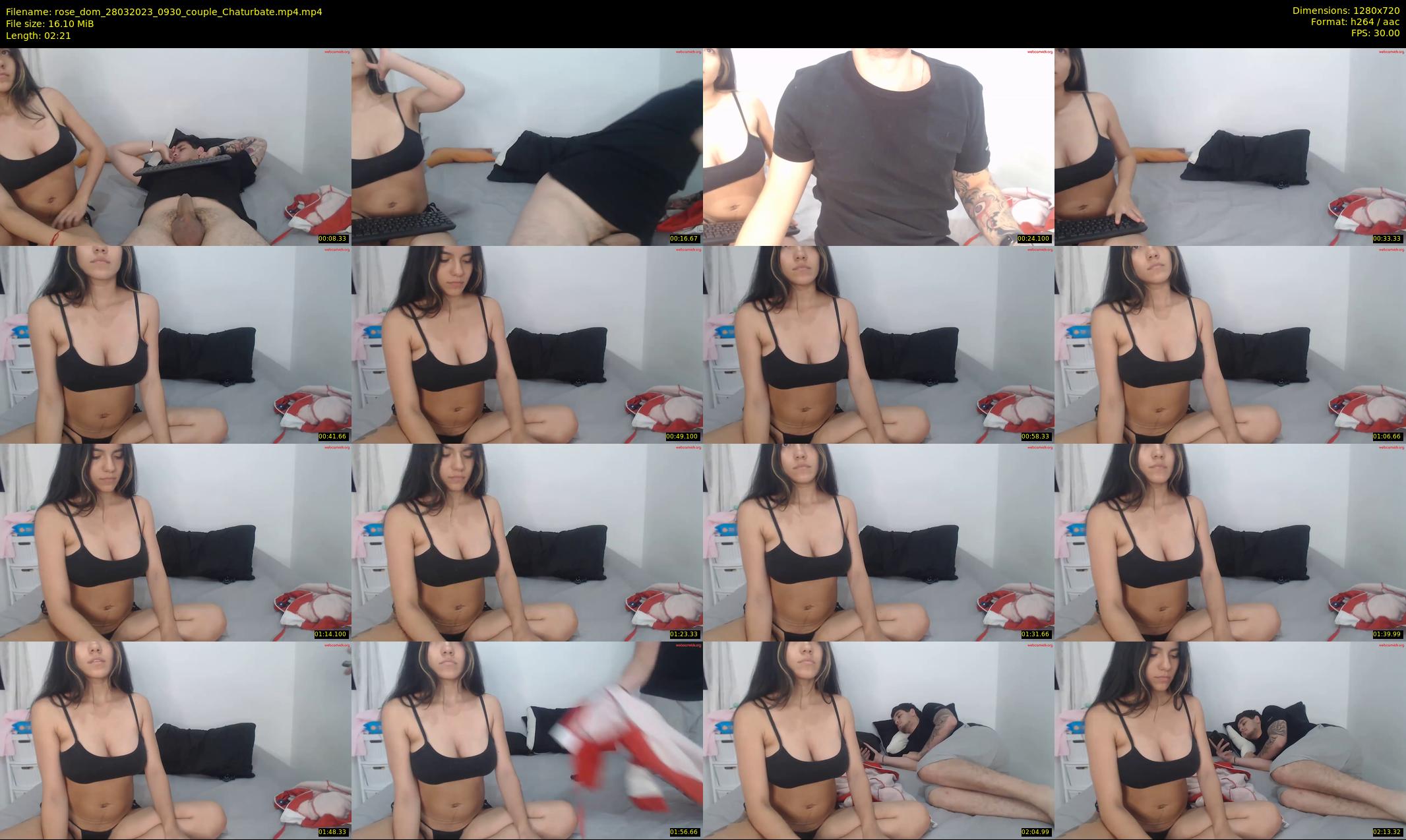 rose_dom — 3 minute Chaturbate couple cam show recording, 720p, Mar 28, 2023