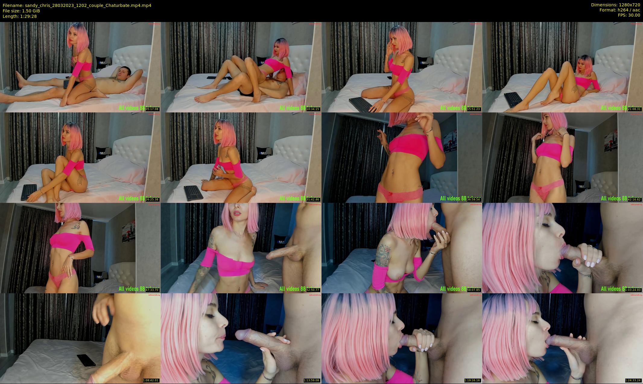 sandy_chris — 90 minute Chaturbate couple cam show recording, 720p, Mar 28, 2023
