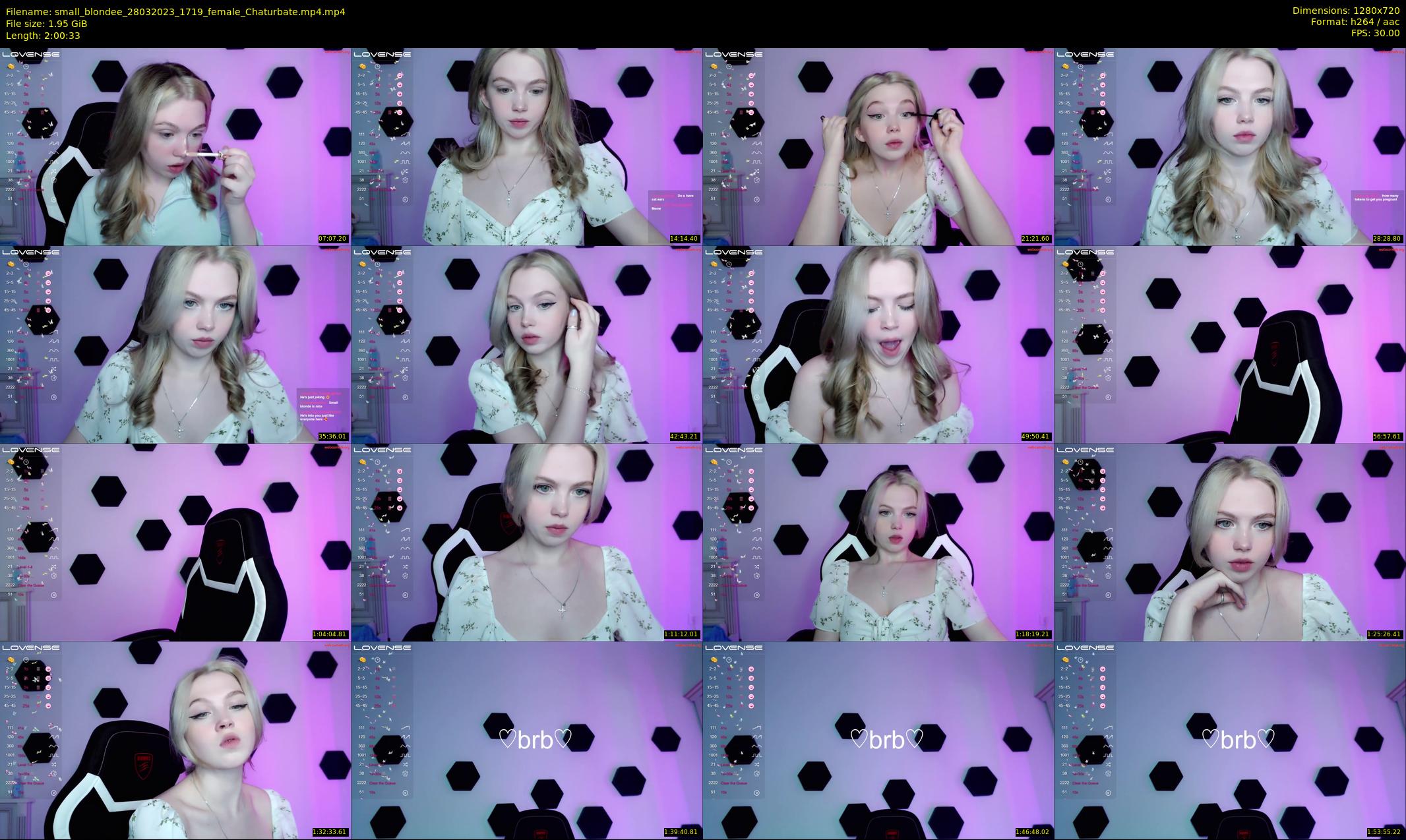 small_blondee — 121 minute Chaturbate female cam show recording, 720p, Mar 28, 2023