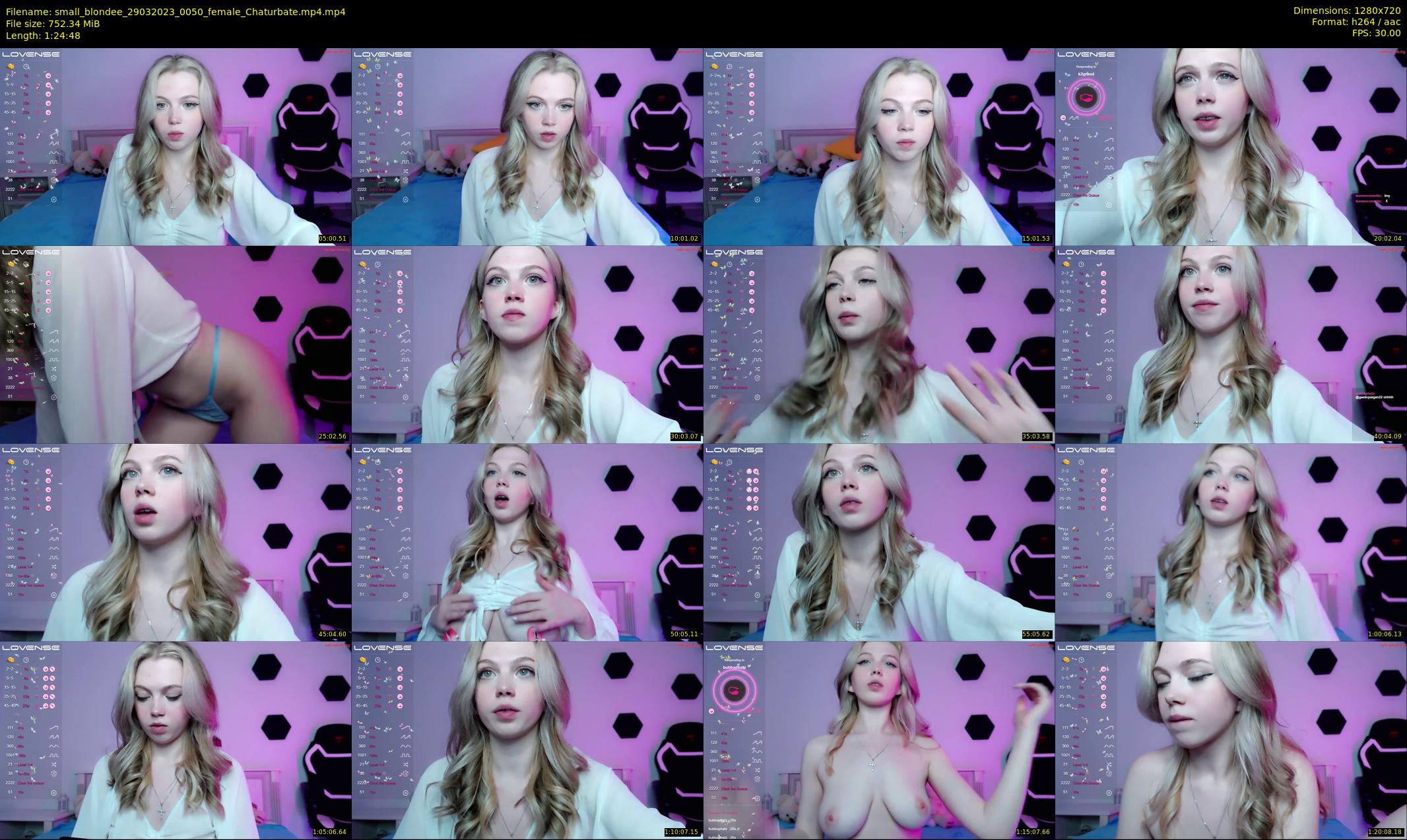 small_blondee — 85 minute Chaturbate female cam show recording, 720p, Mar 29, 2023