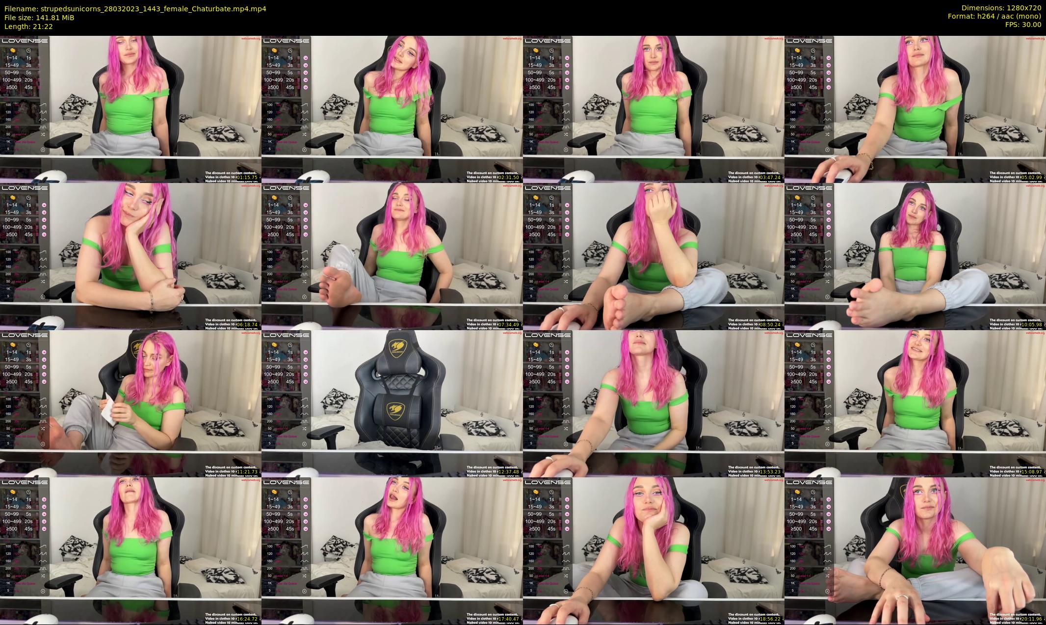 strupedsunicorns — 22 minute Chaturbate couple cam show recording, 720p, Mar 28, 2023