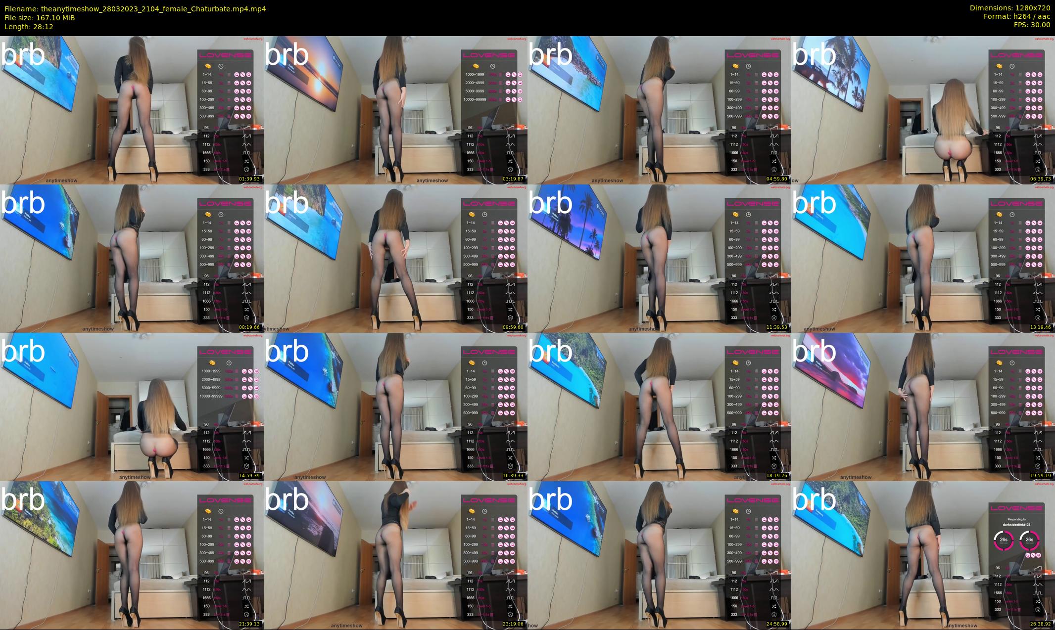 theanytimeshow — 29 minute Chaturbate female cam show recording, 720p, Mar 28, 2023