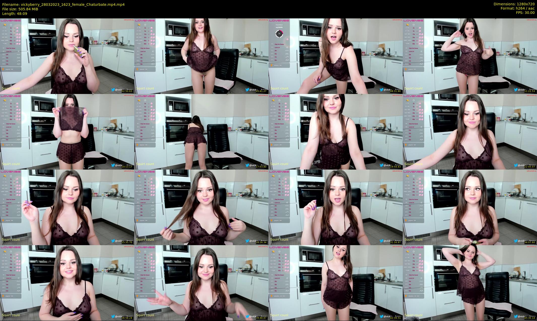 vickyberry — 49 minute Chaturbate female cam show recording, 720p, Mar 28, 2023