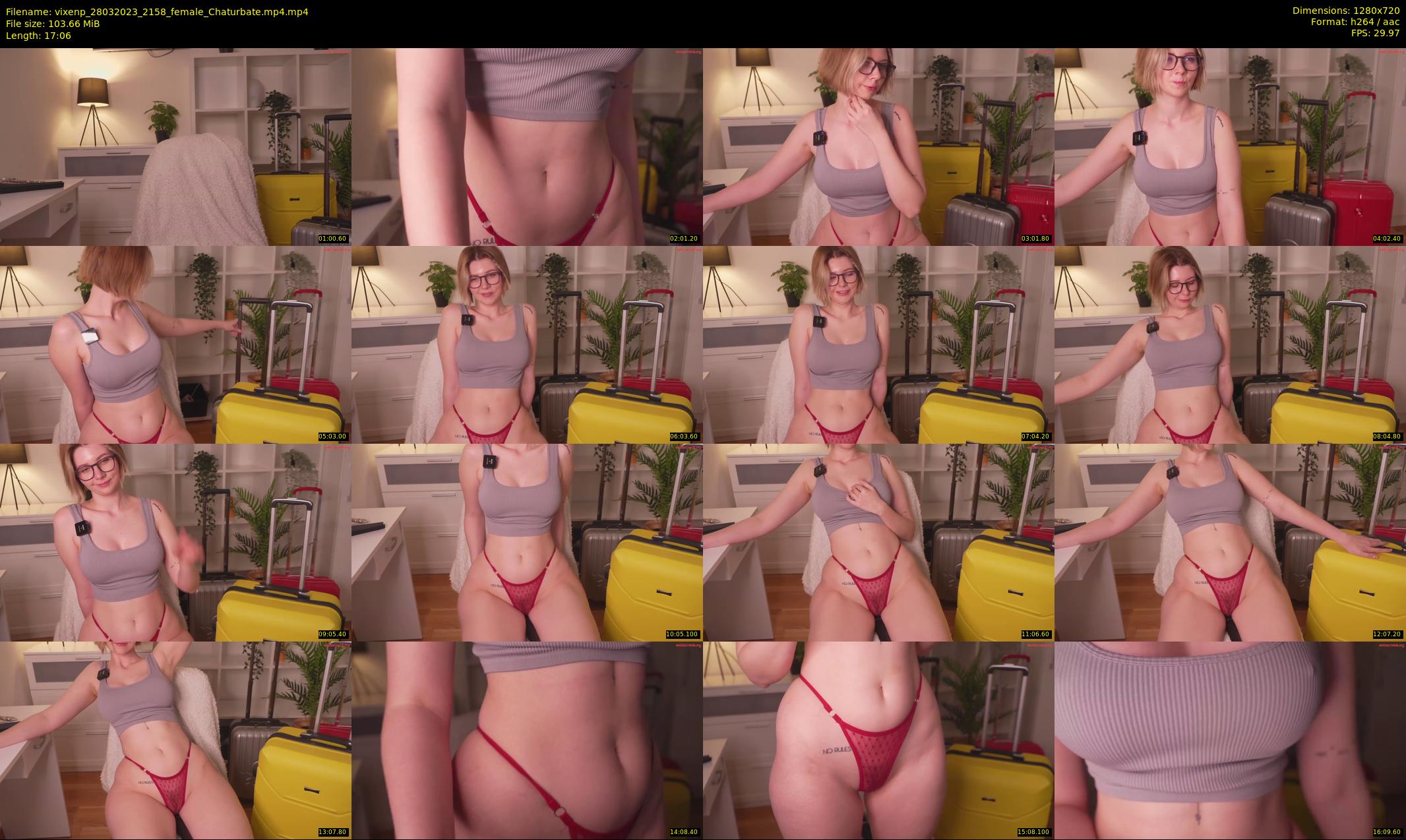 vixenp — 18 minute Chaturbate female cam show recording, 720p, Mar 28, 2023